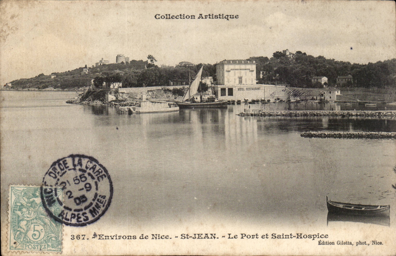 Umlagerungen von Nizza - Str Jean - der Hafen und Saint das Hospa®ce - CPA