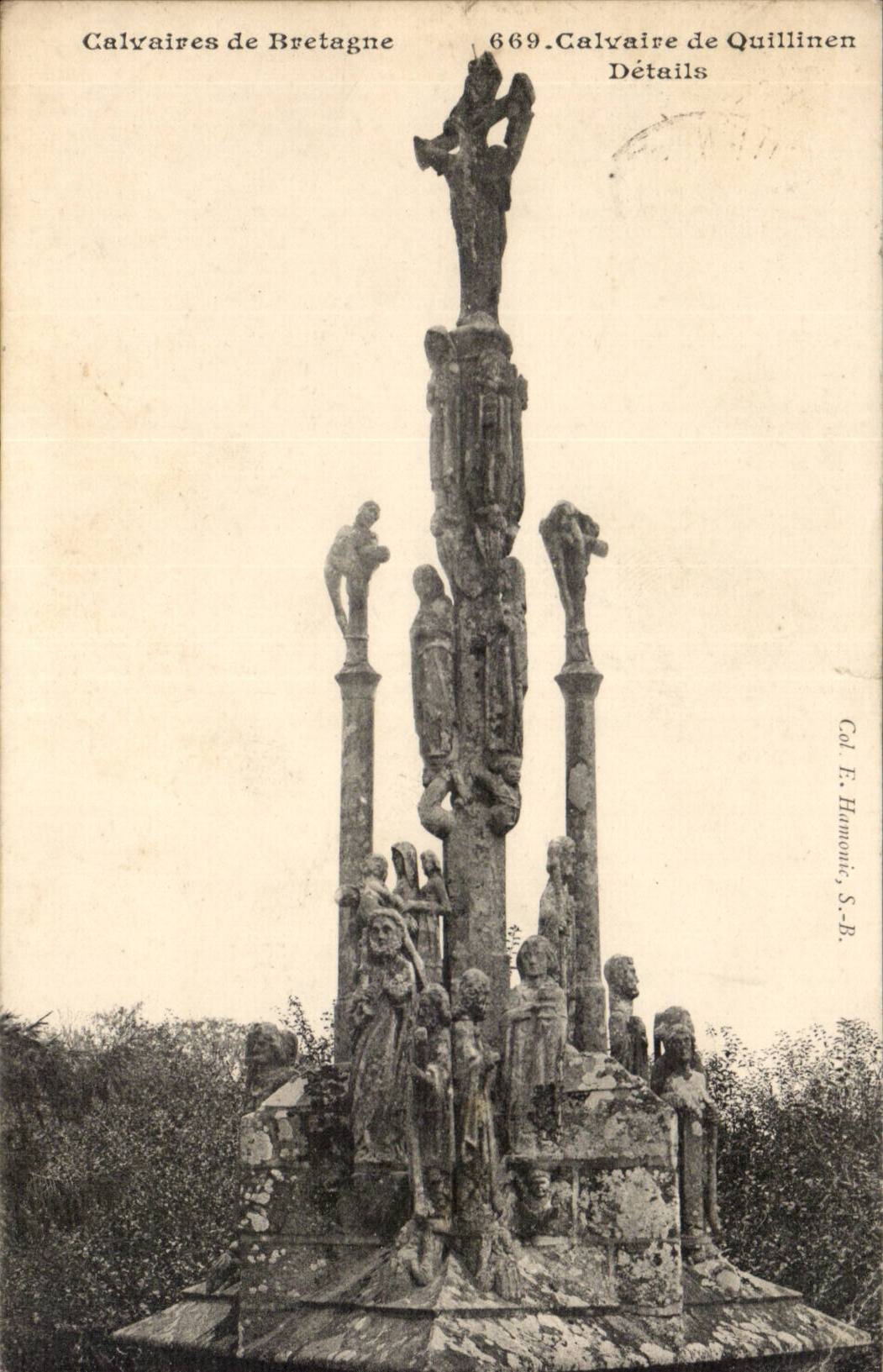 Martyrien von Bretagne - Martyrium der Quillinen Details - CPA