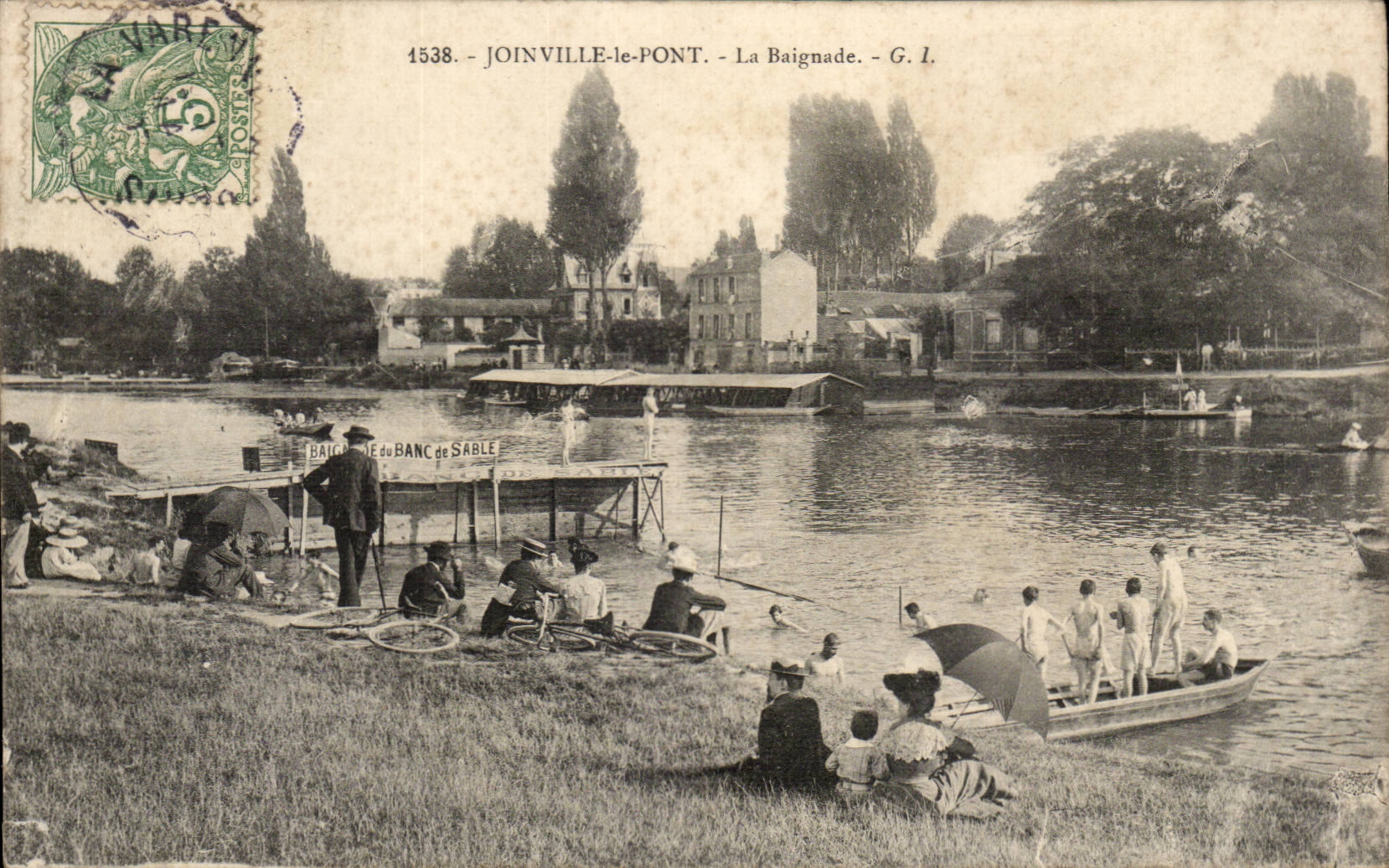 Joinvile le Pont - La Baignade - CPA