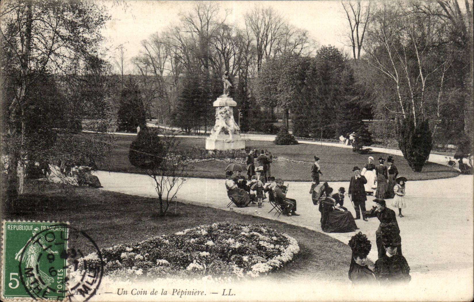 Nancy - Un Coin de la Pepinere - CPA 