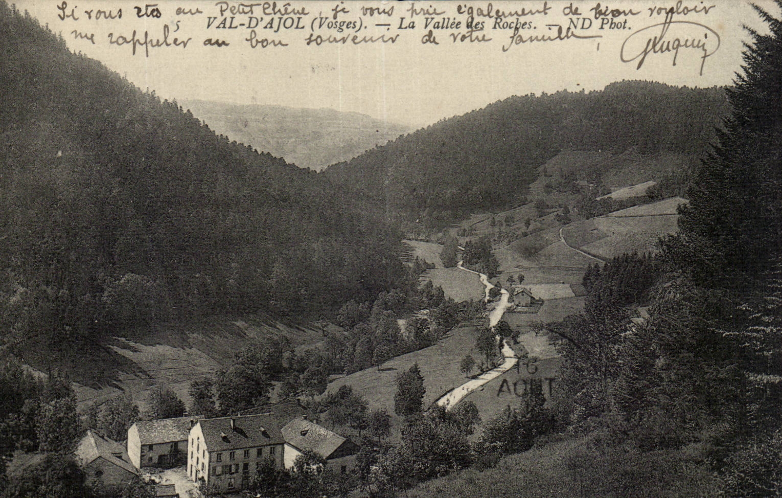 Valley of Ajol - the Valley of the Rocks - CPA