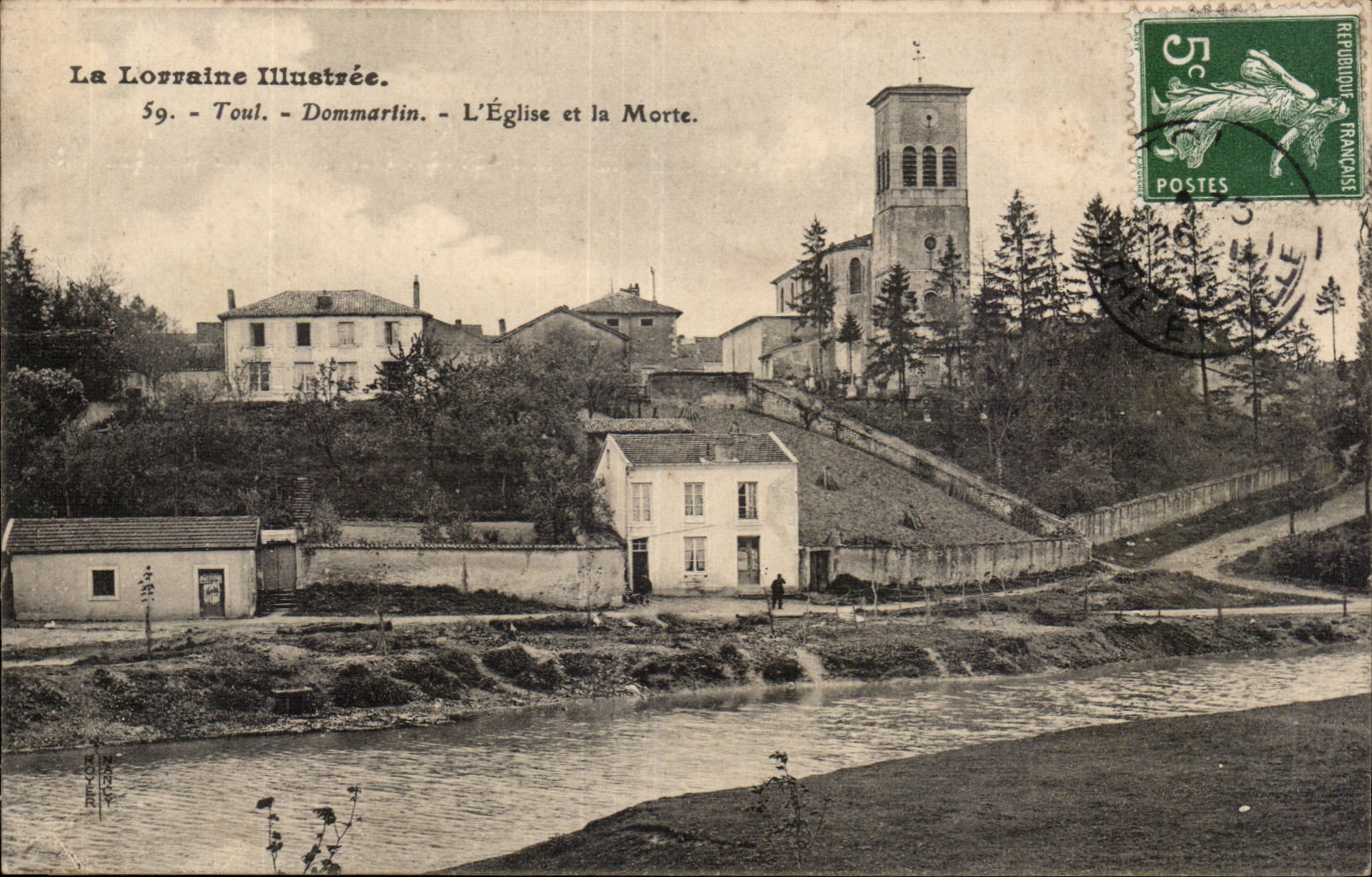 Toul - Dommartin - die Kirche und die Toten - CPA