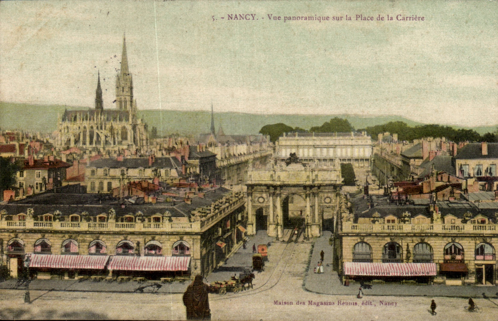 Nancy - Vue Panoramique sur la Place de la Carriere - CPA