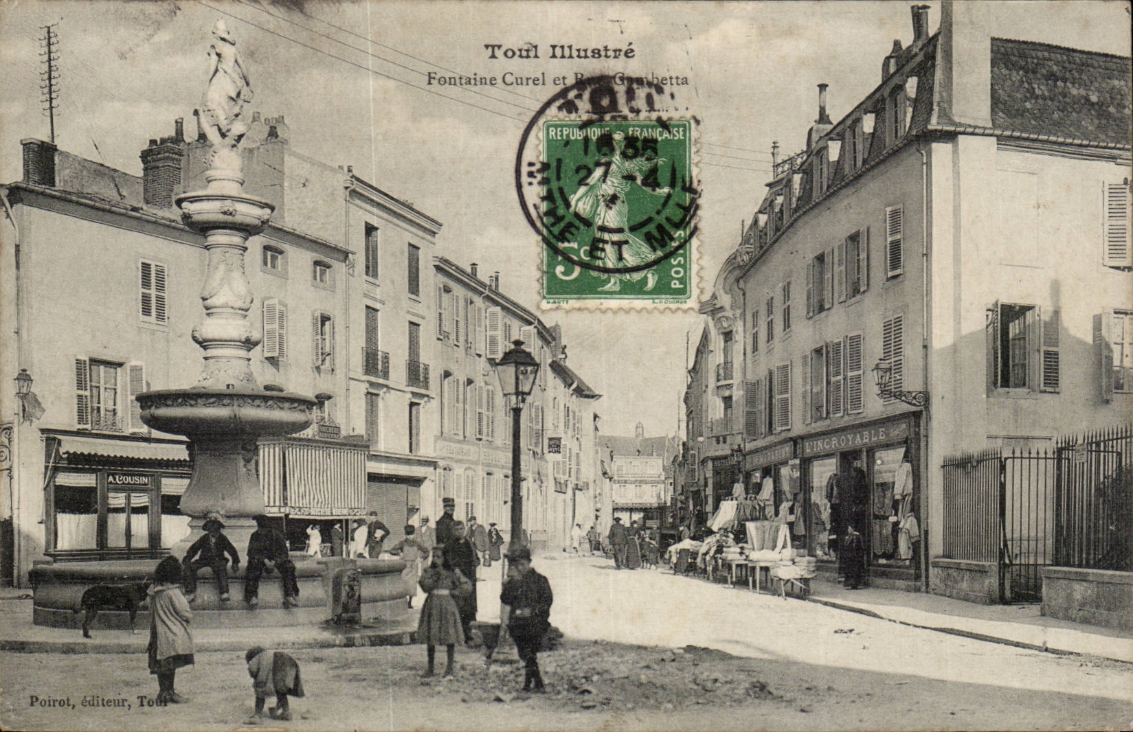 Toul iIlustee - Curel Brunnen - Hunde - Kind - CPA