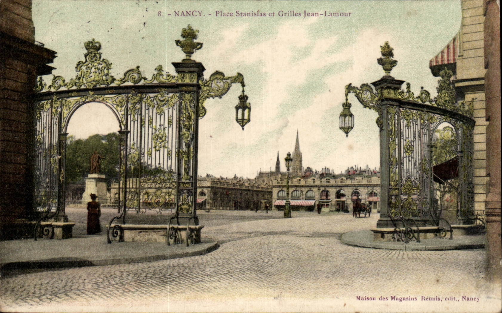 Nancy - Place Stanislas et Grille Jean Lamour - CPA