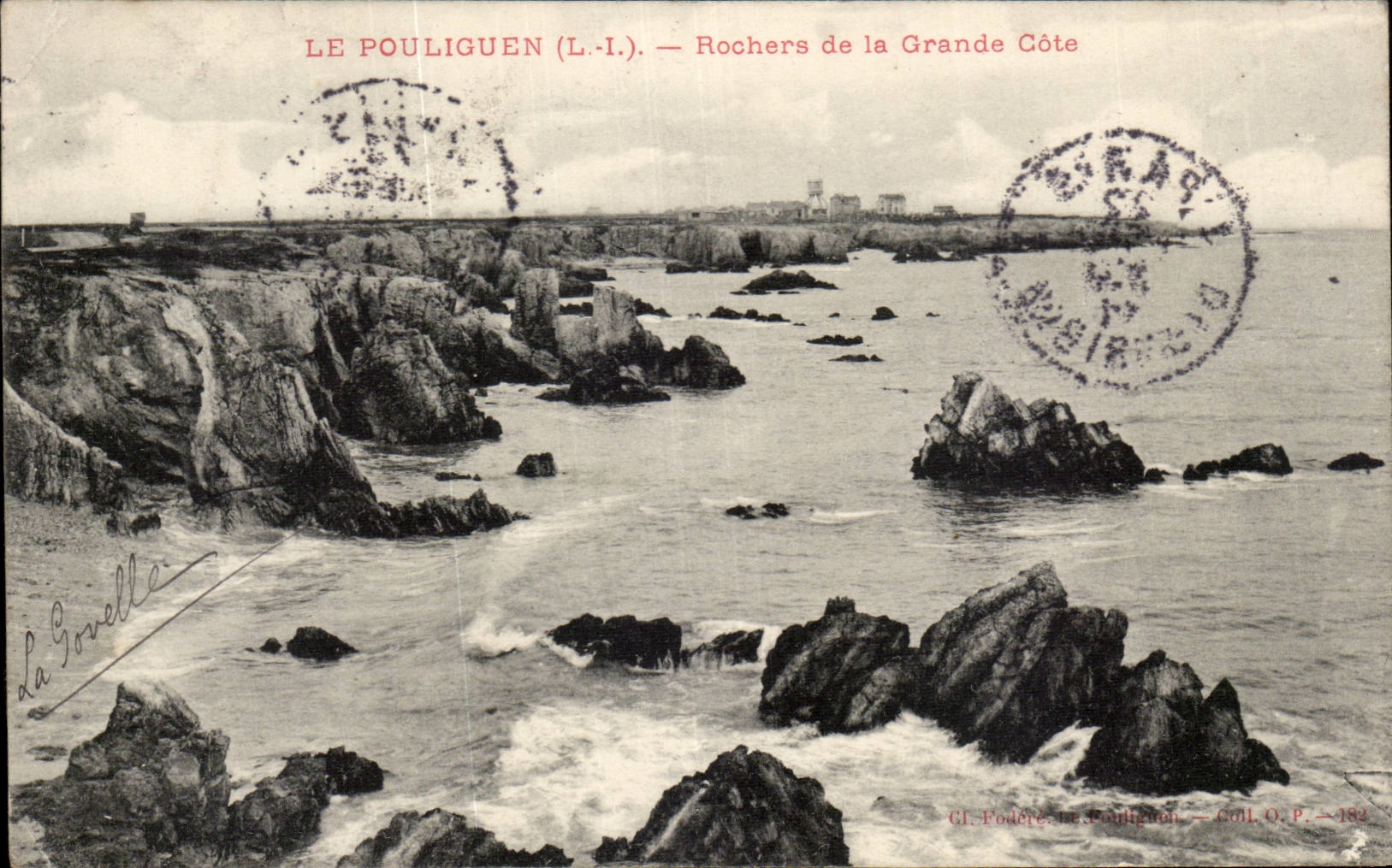 Pouliguen - Rocks of the Great Dimension - CPA
