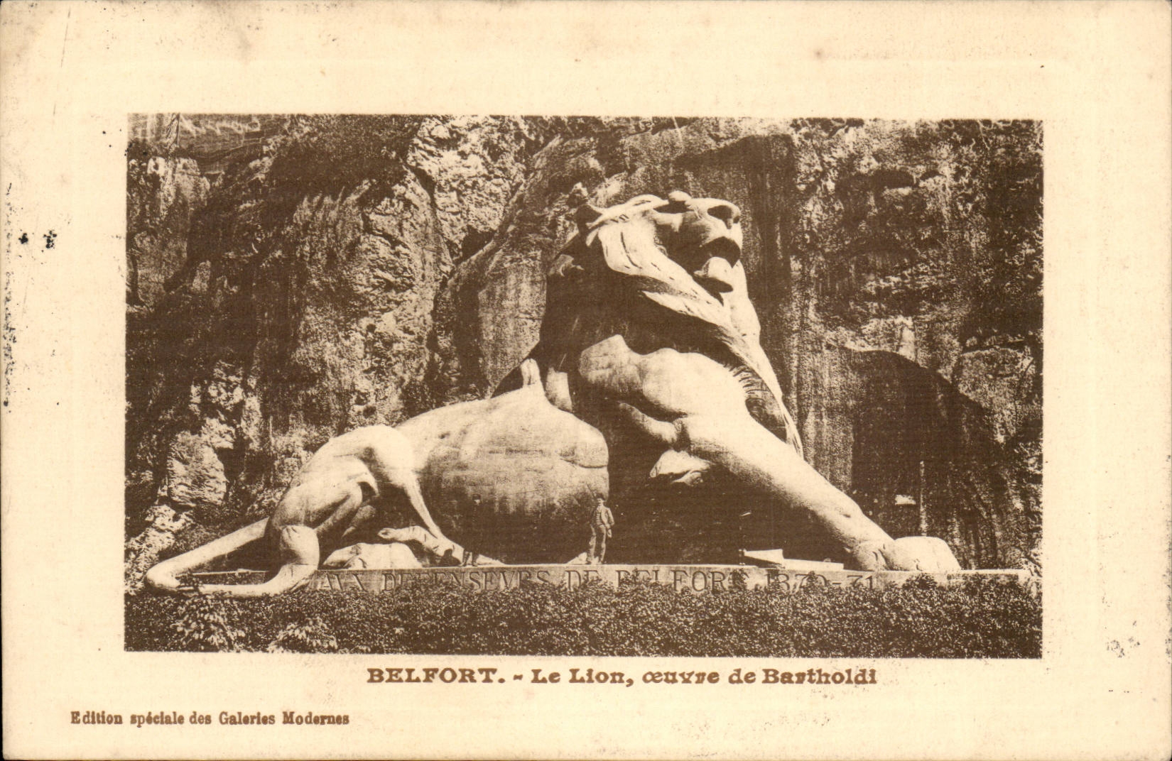 Belfort CPA the lion works of Bartholdi