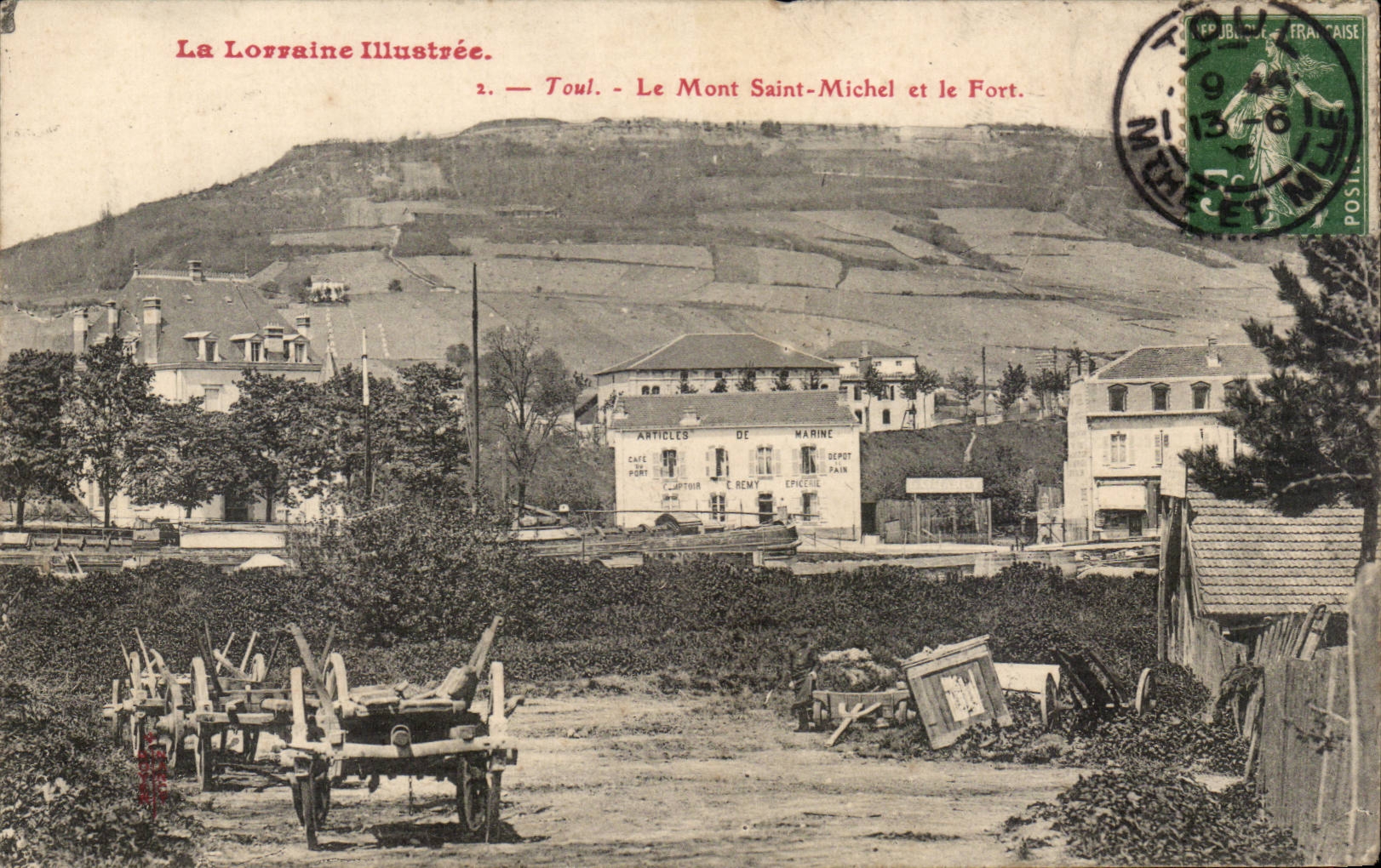 Toul CPA Mont Saint Michel und das Fort