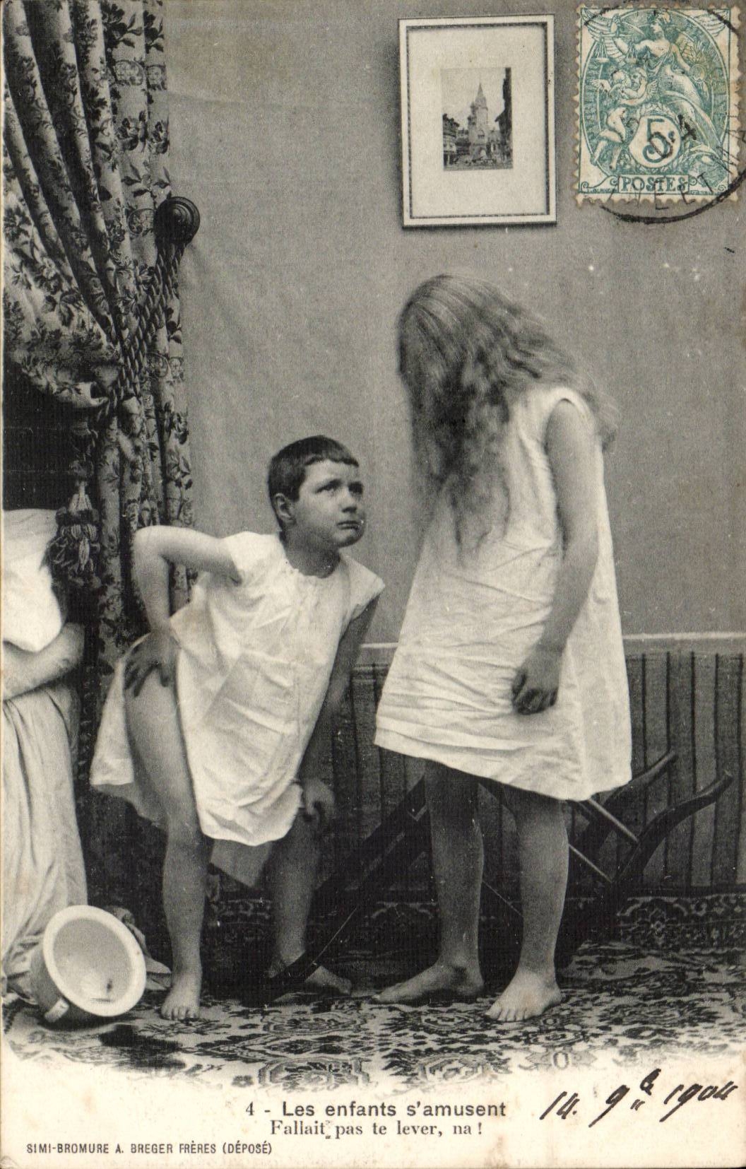 CPA Phantasie die Kinder haben Spass