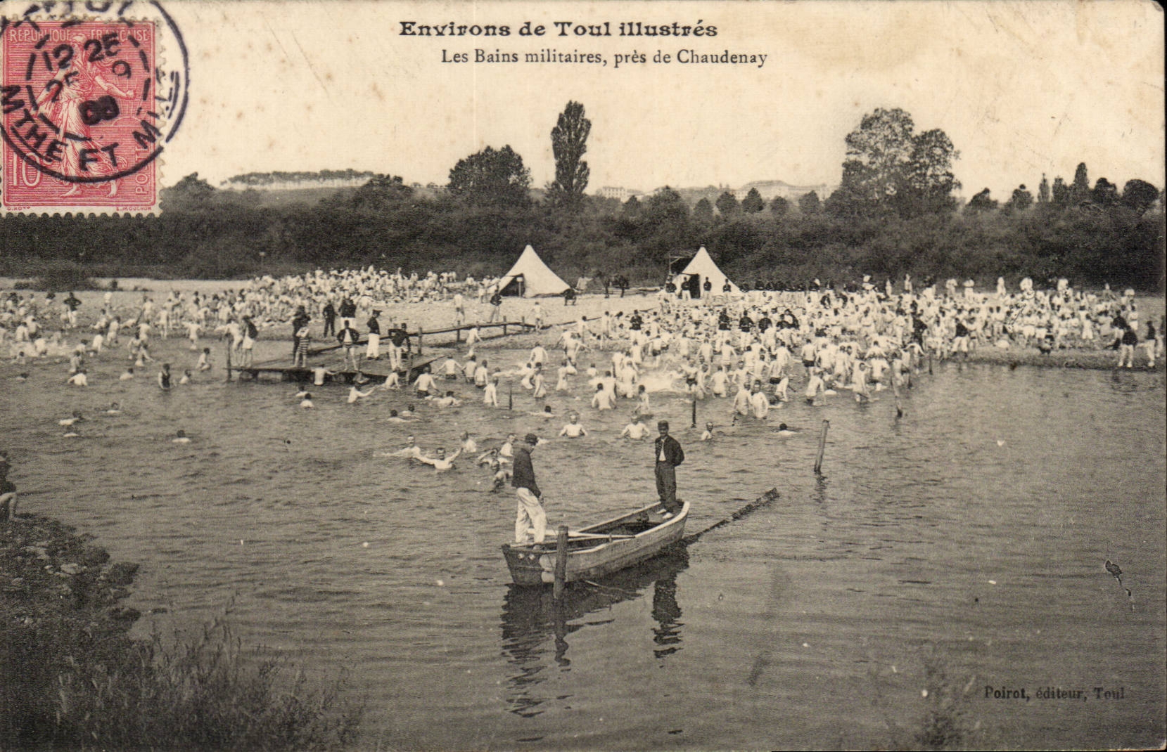 Famous surroundings of Toul - Military baths close to Chaudenay - CPA