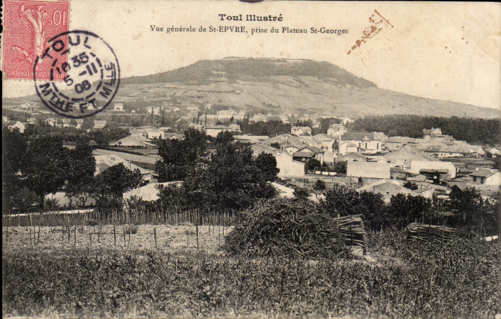 Famous surroundings of Toul - Sight General of St Epvre - catch of Plate St Georges - CPA