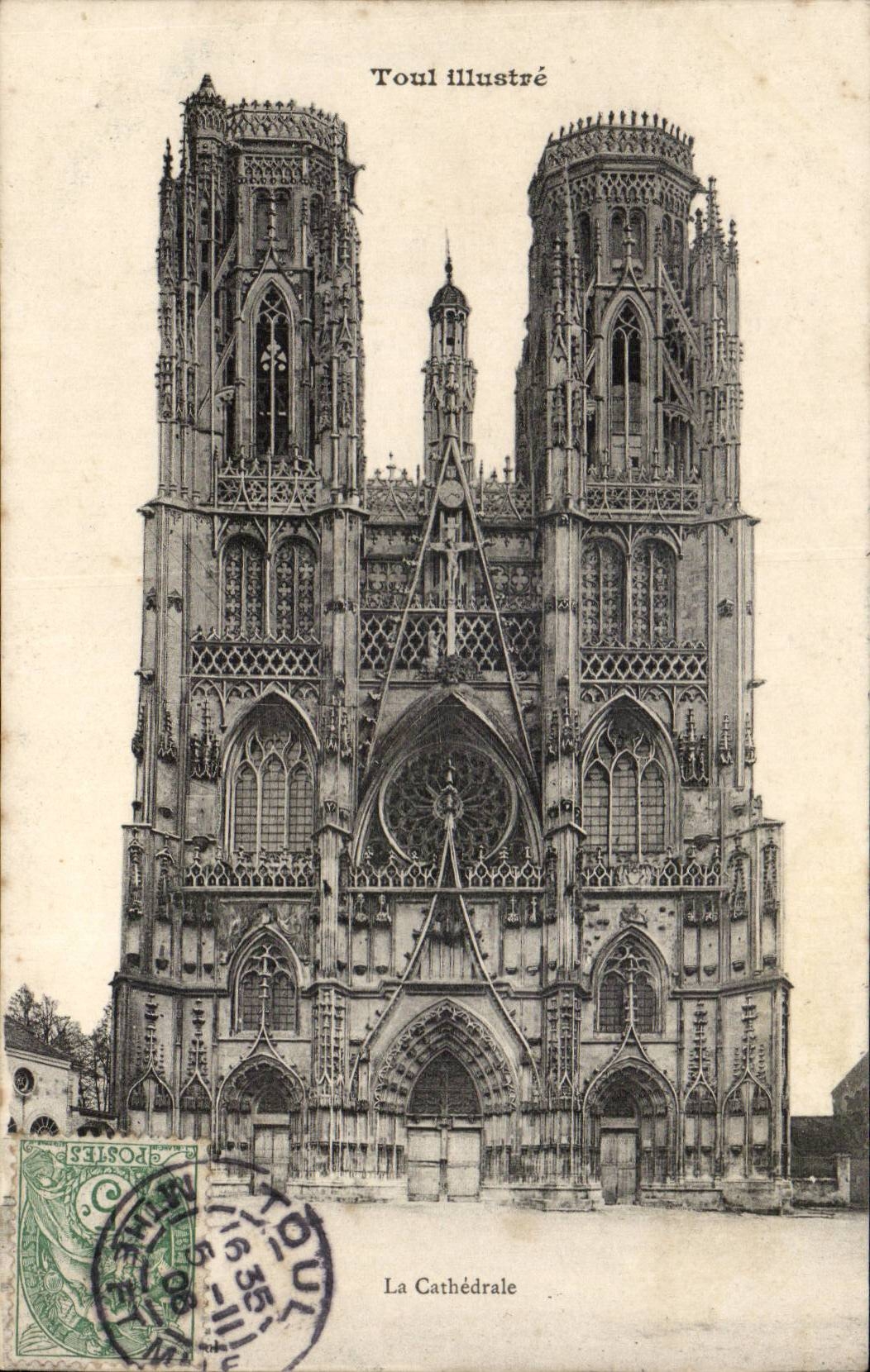Toul - the Cathedral - CPA