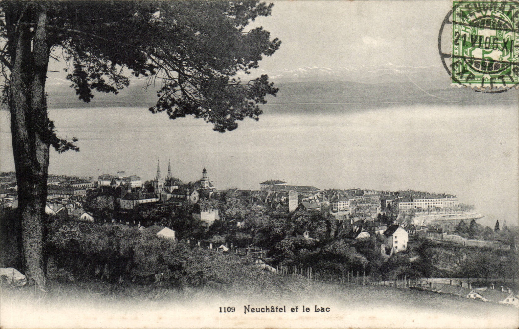 Switzerland - Schweiz - Neuchâtel - and the Lake L - CPA