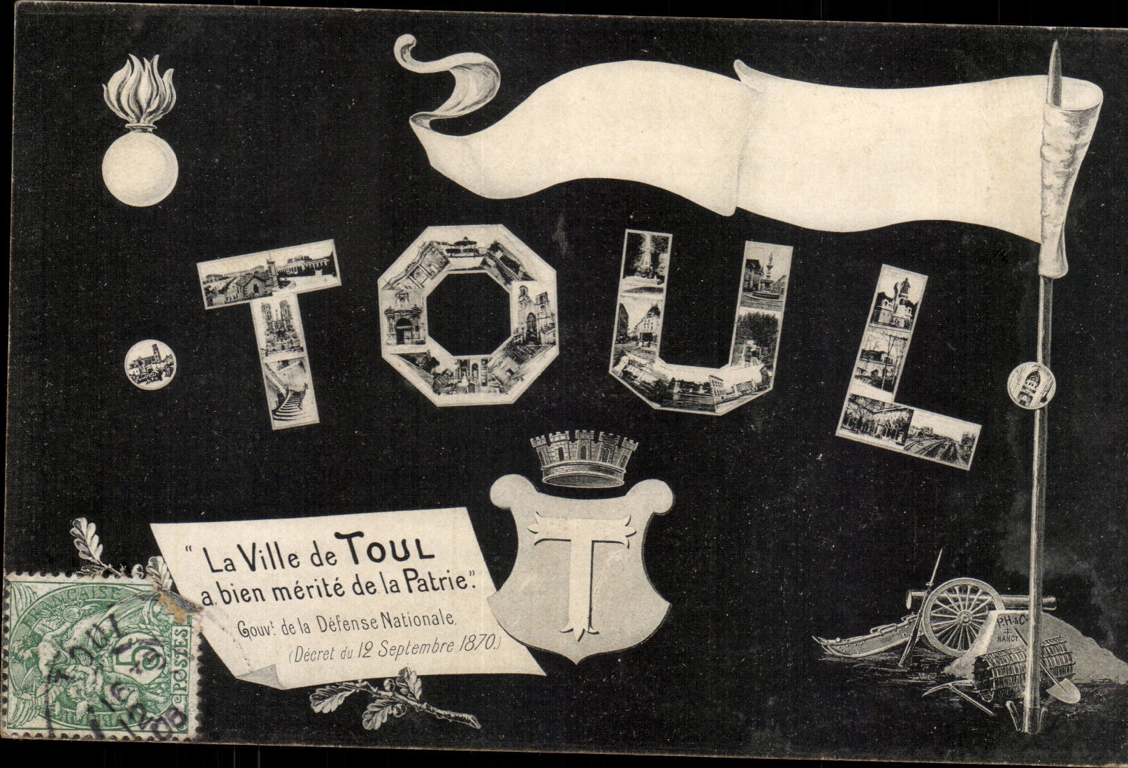 Toul - the Town of Toul has well deserves Fatherland - Souvenir - CPA