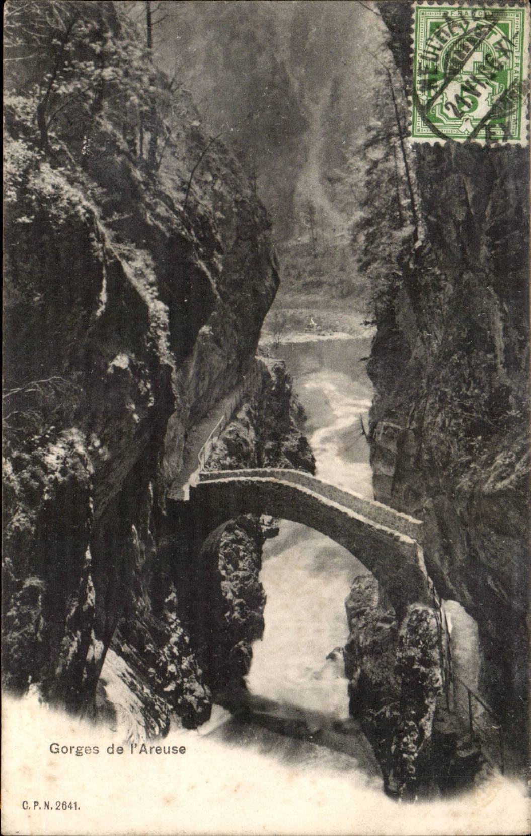 Switzerland - Schweiz - Neuchâtel - Falls of l4areuse - CPA