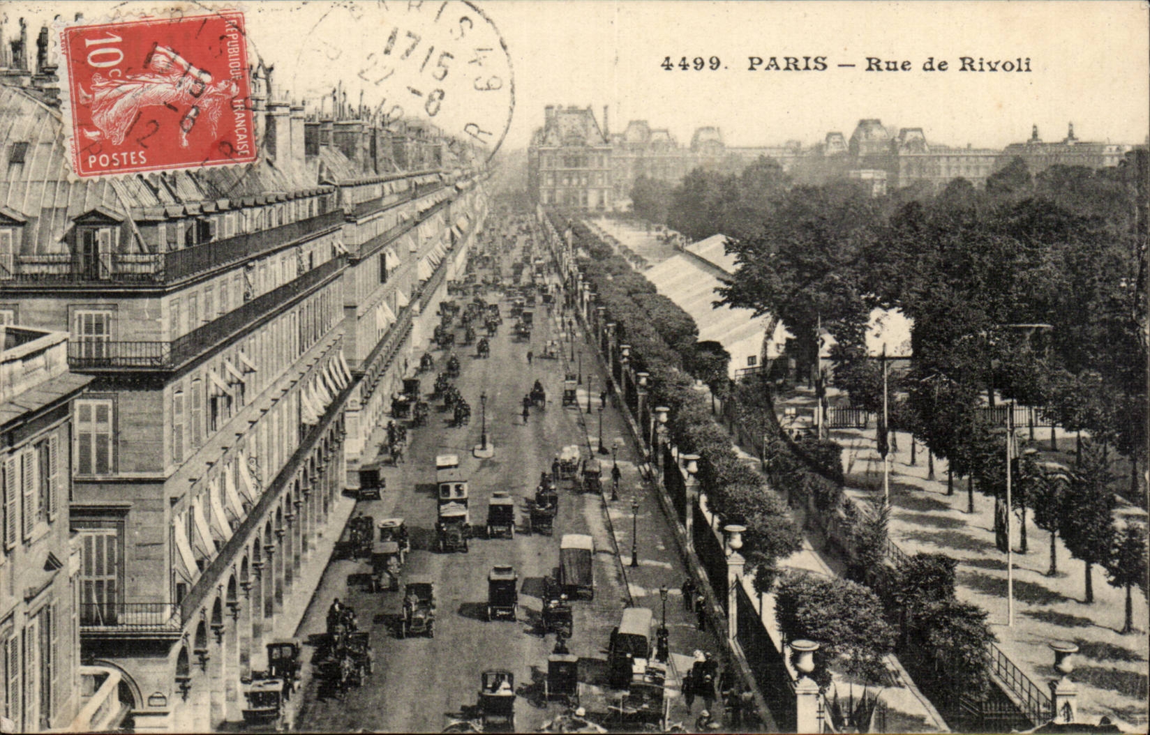 Paris - Rue de Rivoli - CPA 
