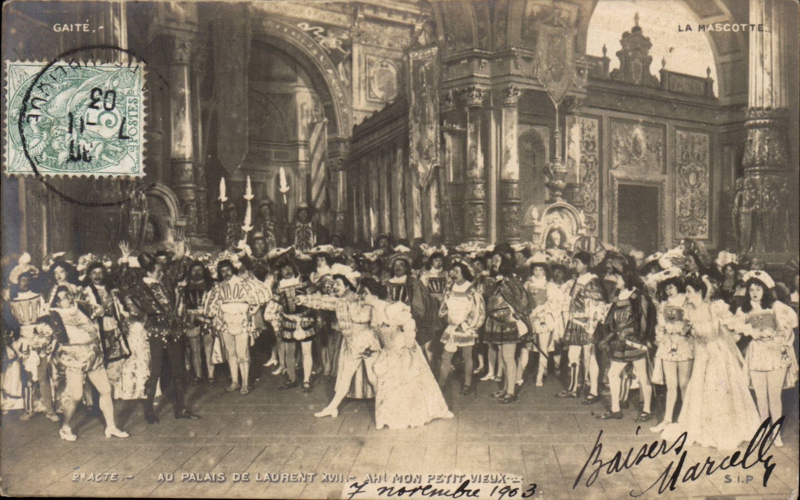 Spectacle - Theater - With the Palate of Laurent Ah My Little old woman - CPA