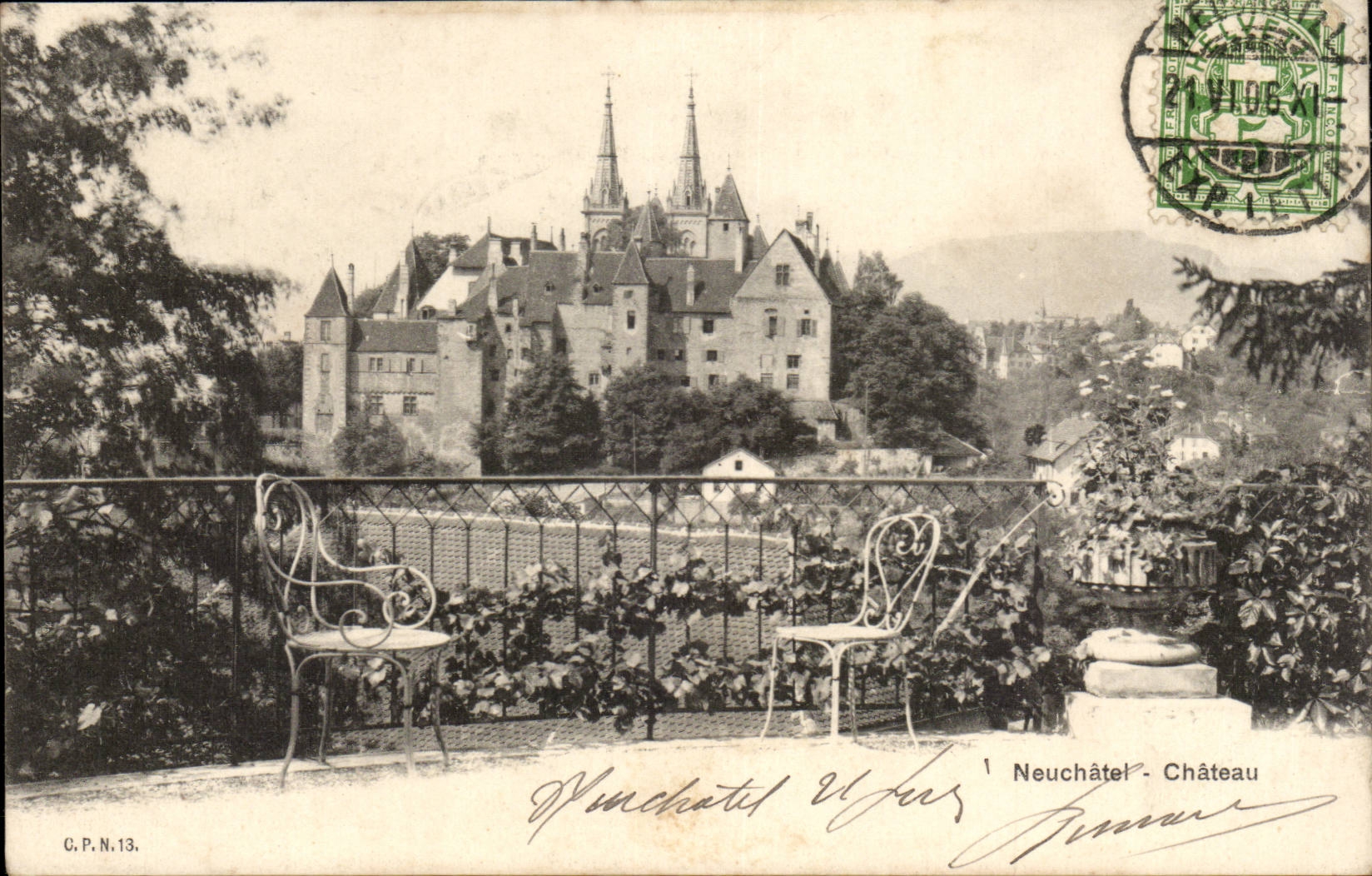 Switzerland - Schweiz - Neuchâtel - Castle - CPA