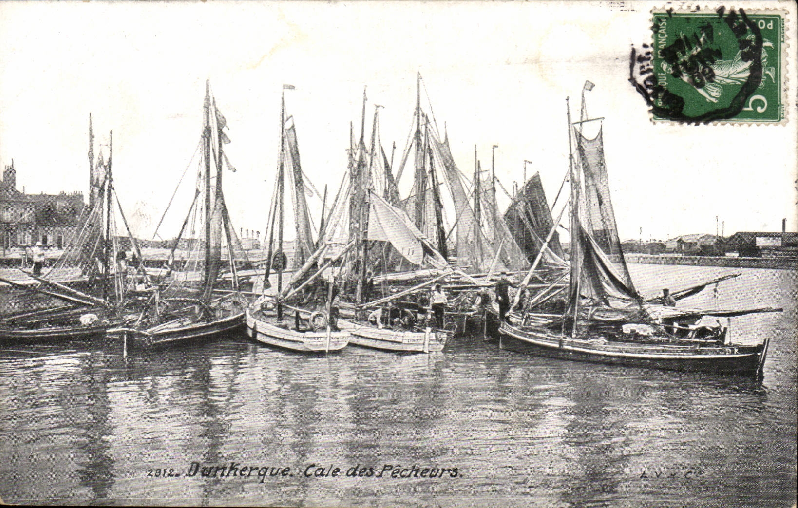 Dunkirk - Hold of the Sinners - boat - CPA