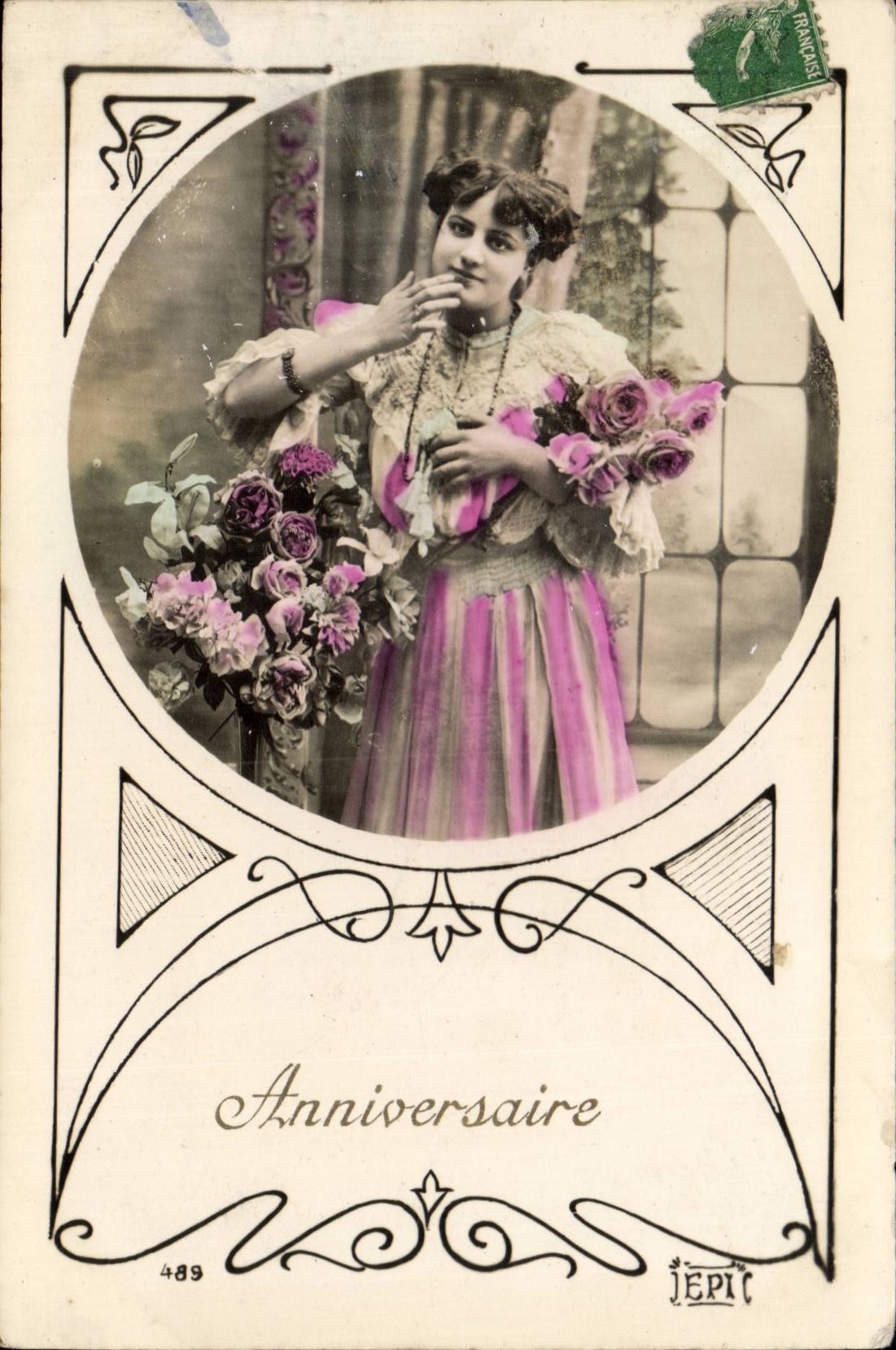 CPA Fantasy Fantasy Woman Birthday