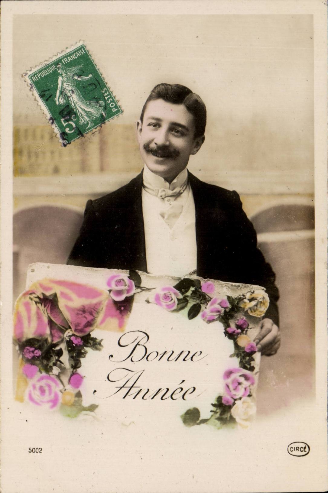 CPA Fantaisie Fantasy Bonne annee