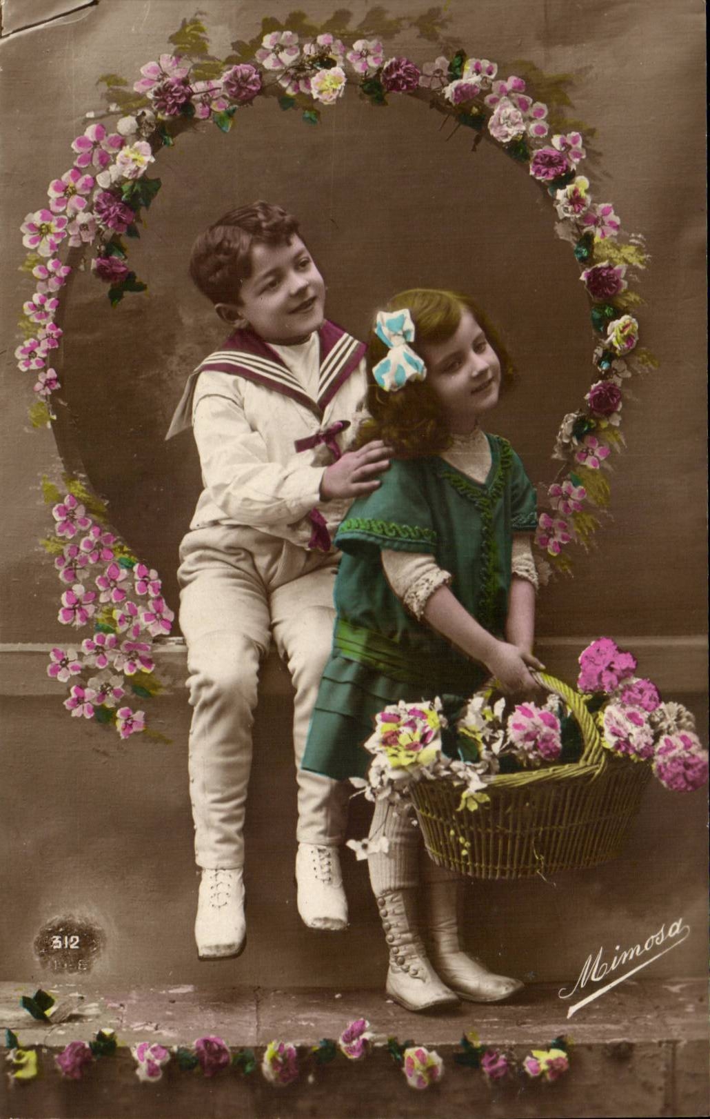 CPA Phantasie-Phantasie-Kinder