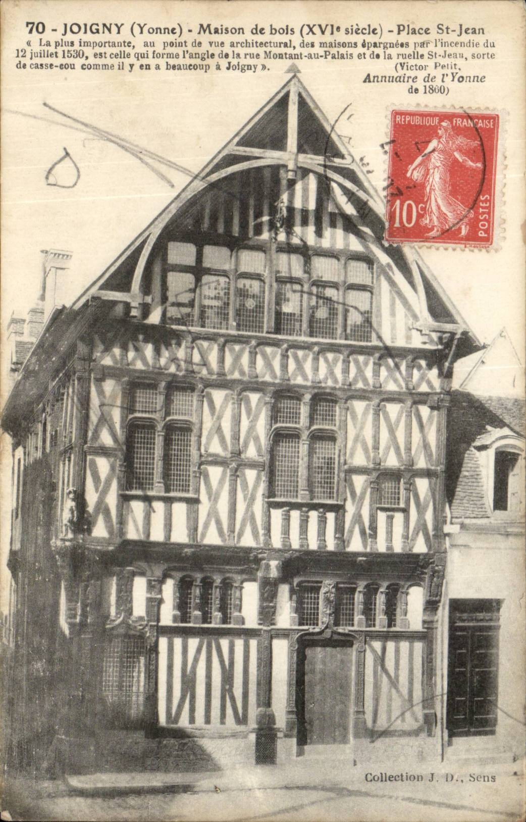 Joigny CPA Maison of wood Places St Jean