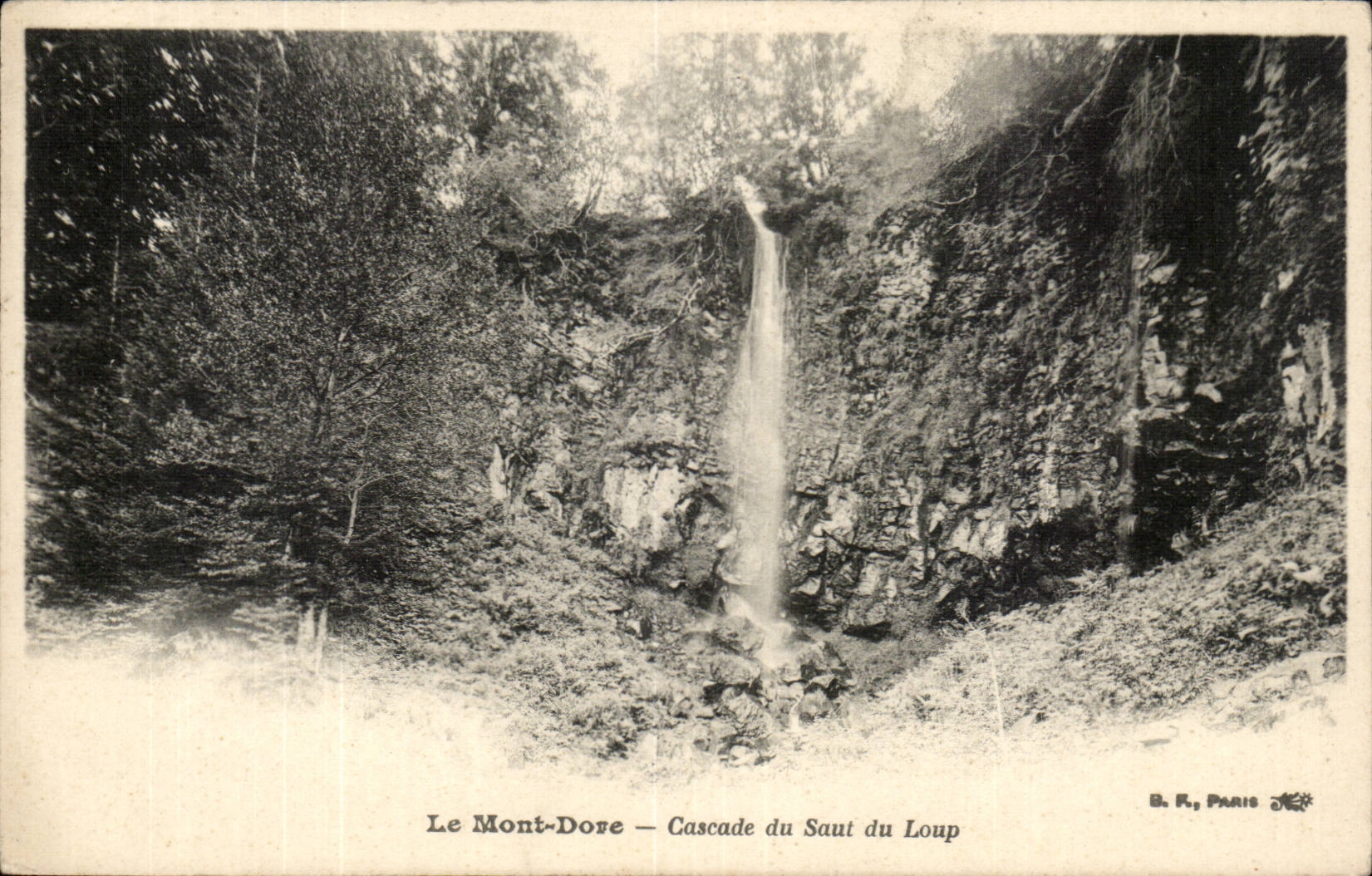 The Mount Gilds CPA Cascade of the jump of the wolf (Wolf)