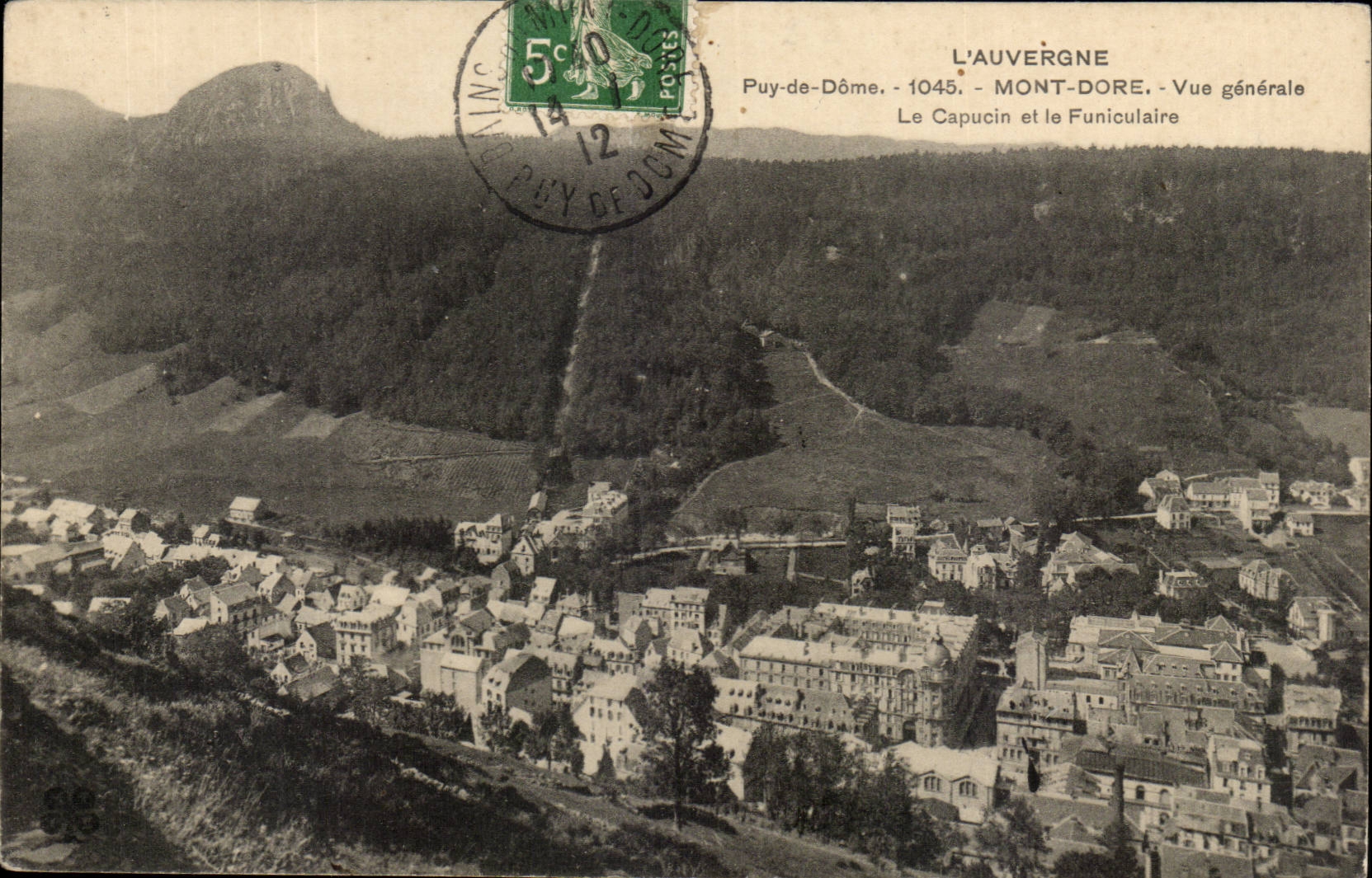 The mount Gilds CPA View the capuchin and the funicular