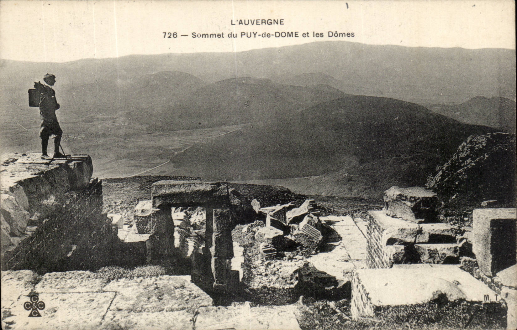 CPA Summit of Puy de Dome and the Domes