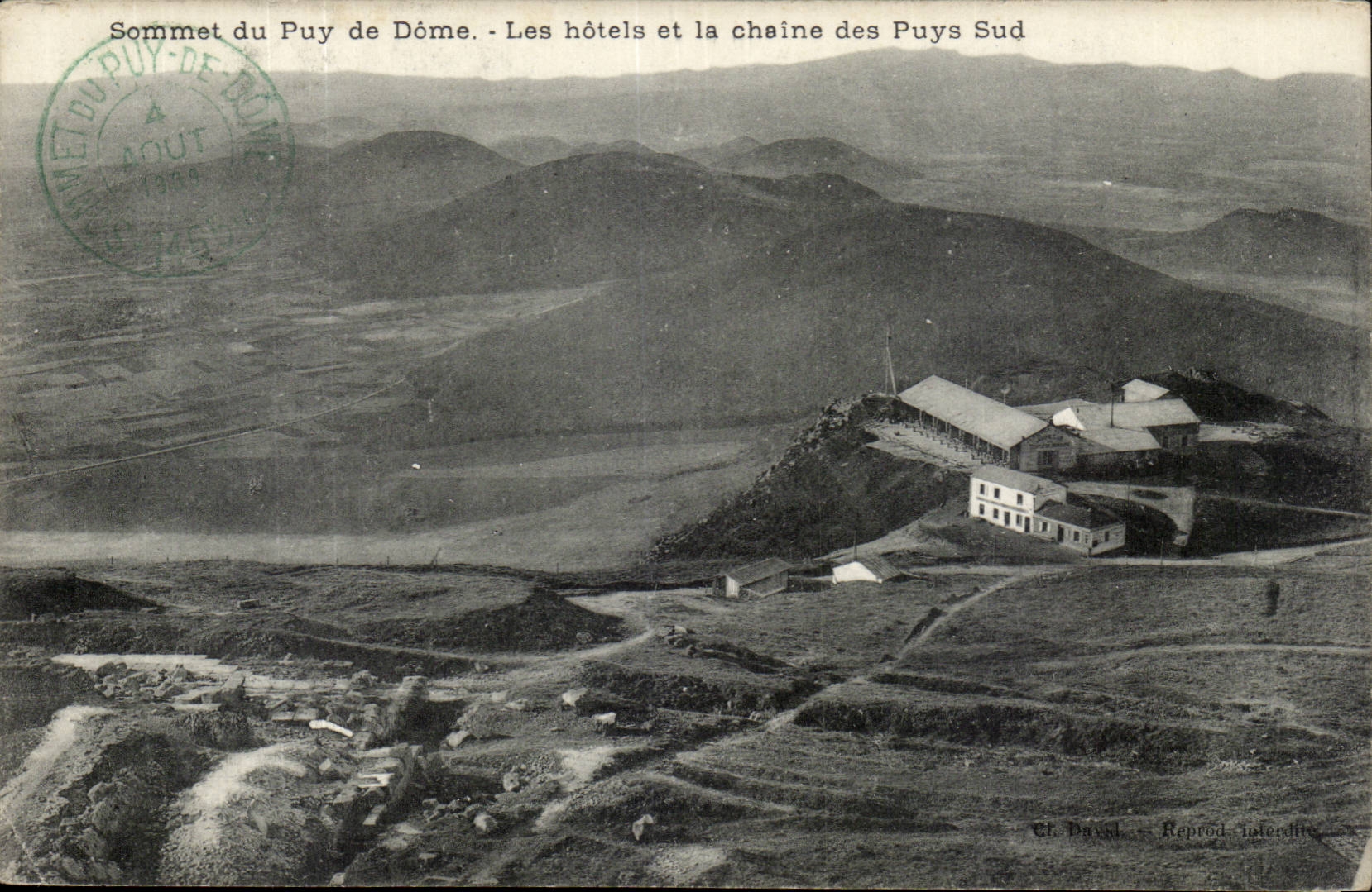 CPA Summit of Puy de Dome hotels and the chain of Puys of the South