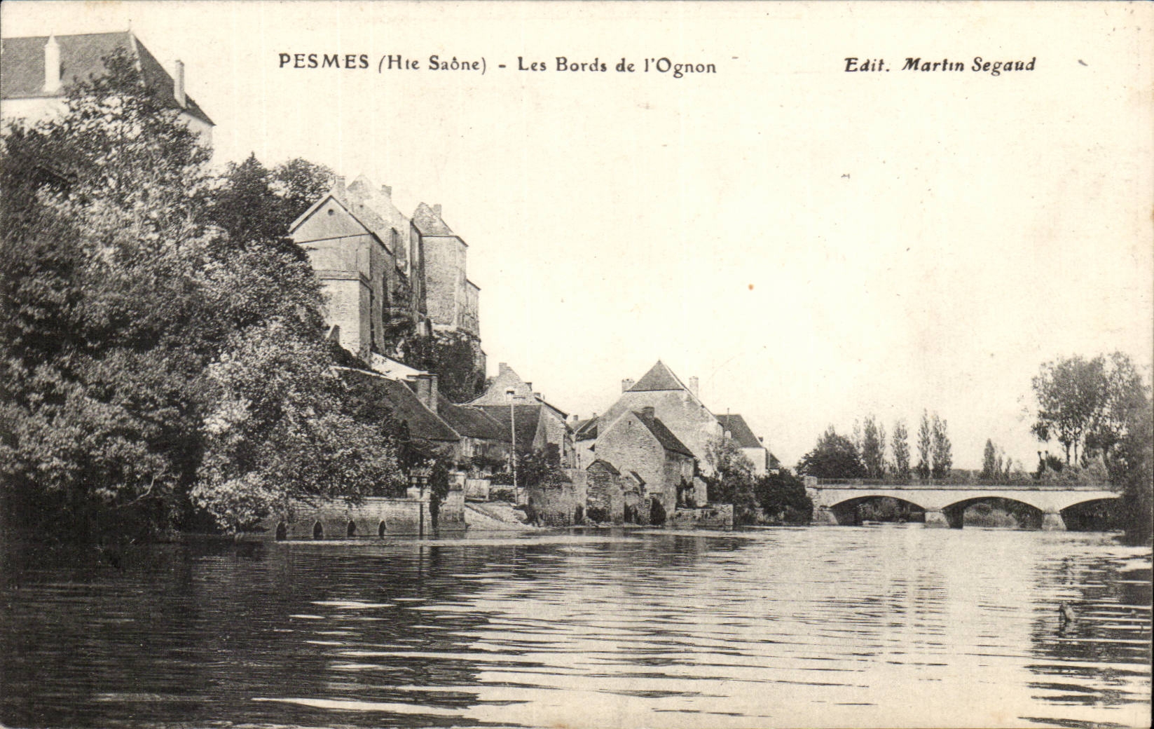 Pesmes - Rander von Ognon - CPA