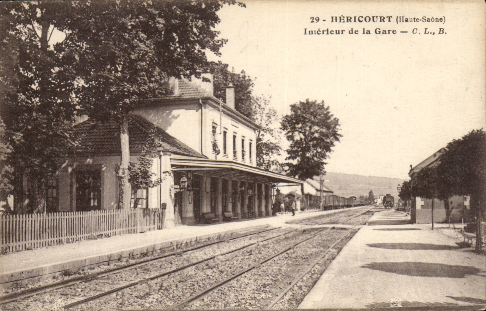Hericourt - Innenraum der Station - CPA