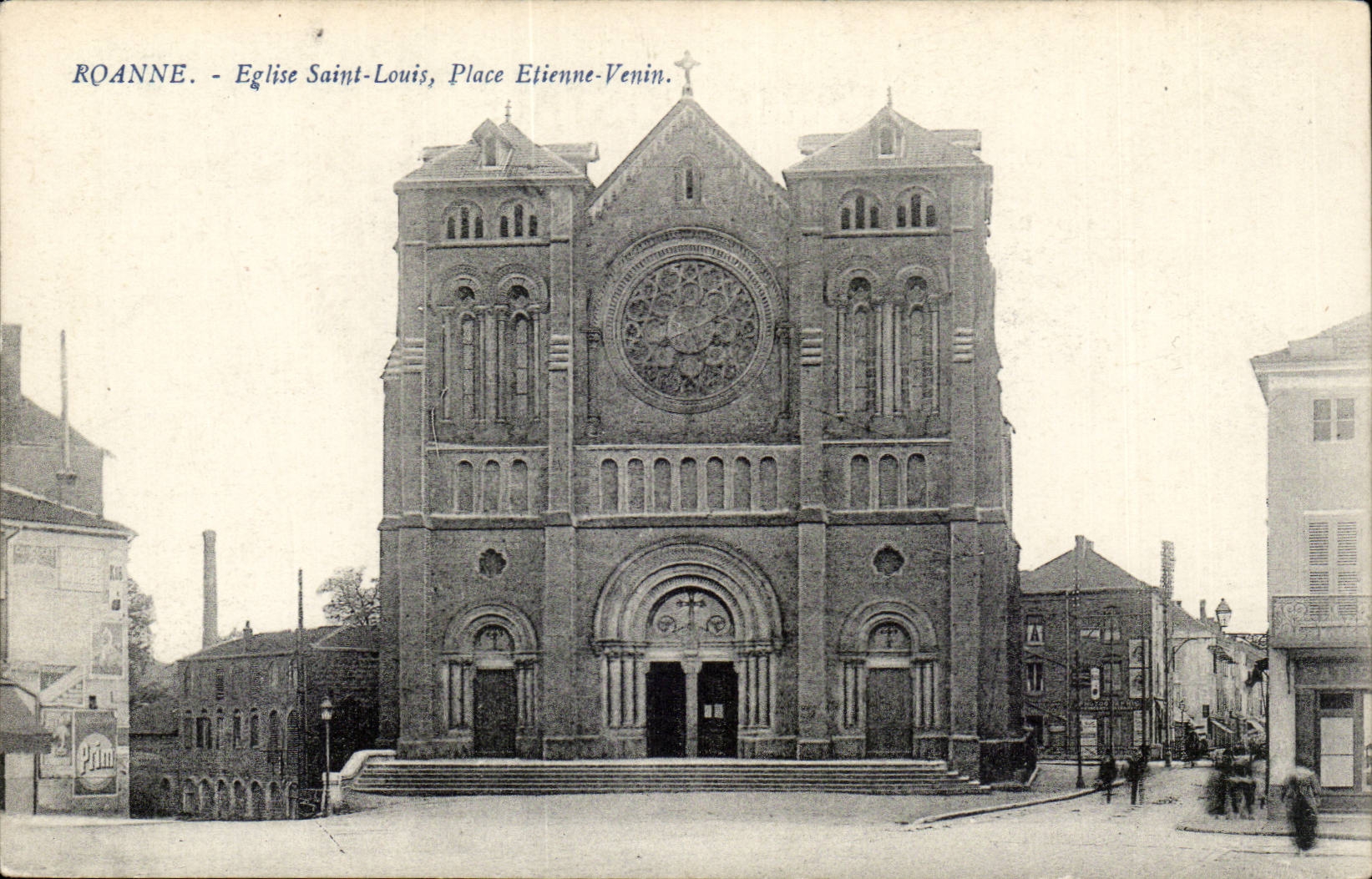 Saint Holy Etienne CPA Eglise Louis Places Etienne Venin