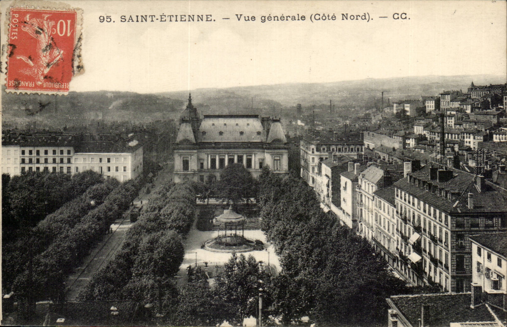 Saint Etienne CPA View (northern dimension)