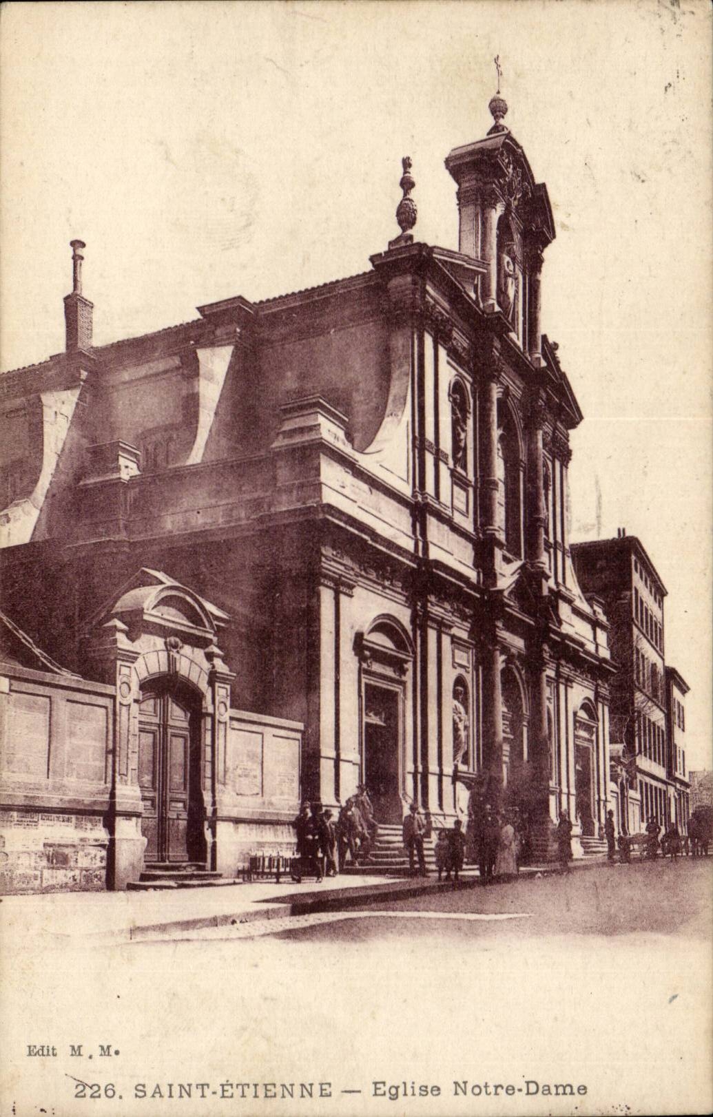 Saint Etienne CPA Church Our Lady