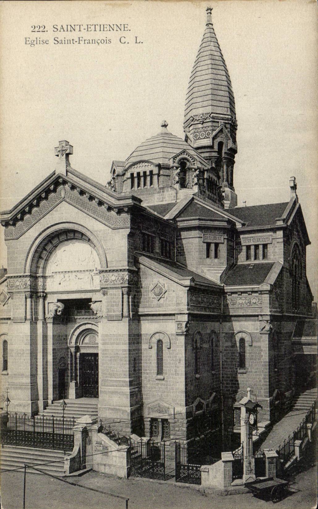 Saint Etienne CPA Church Saint François