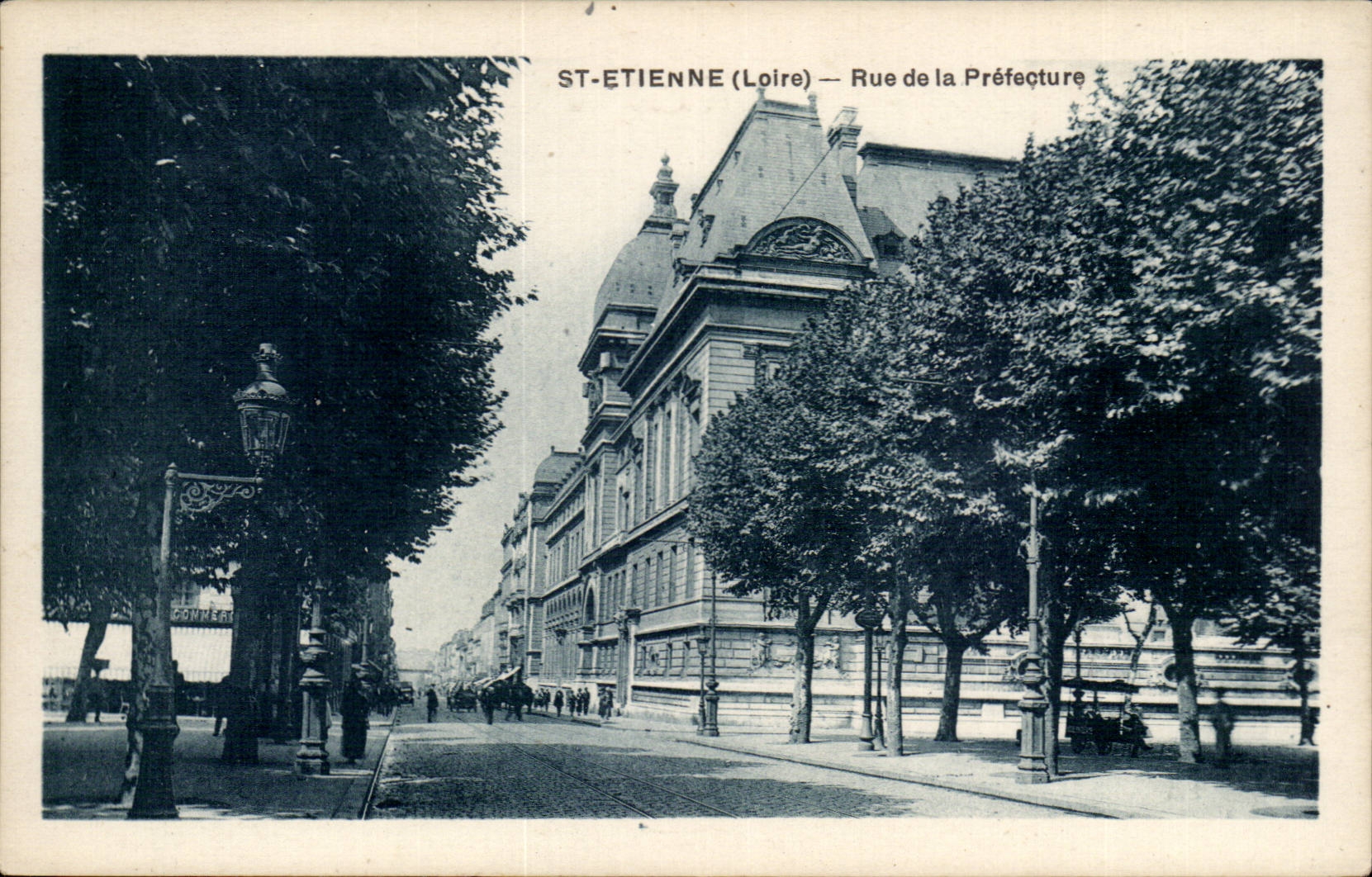 Saint Etienne CPA Street of the Prefecture