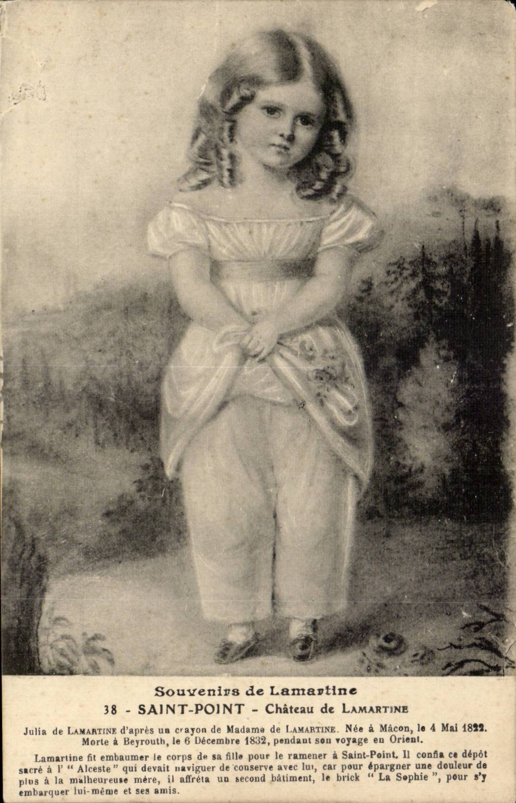 Saint Not CPA Castle of Lamartine