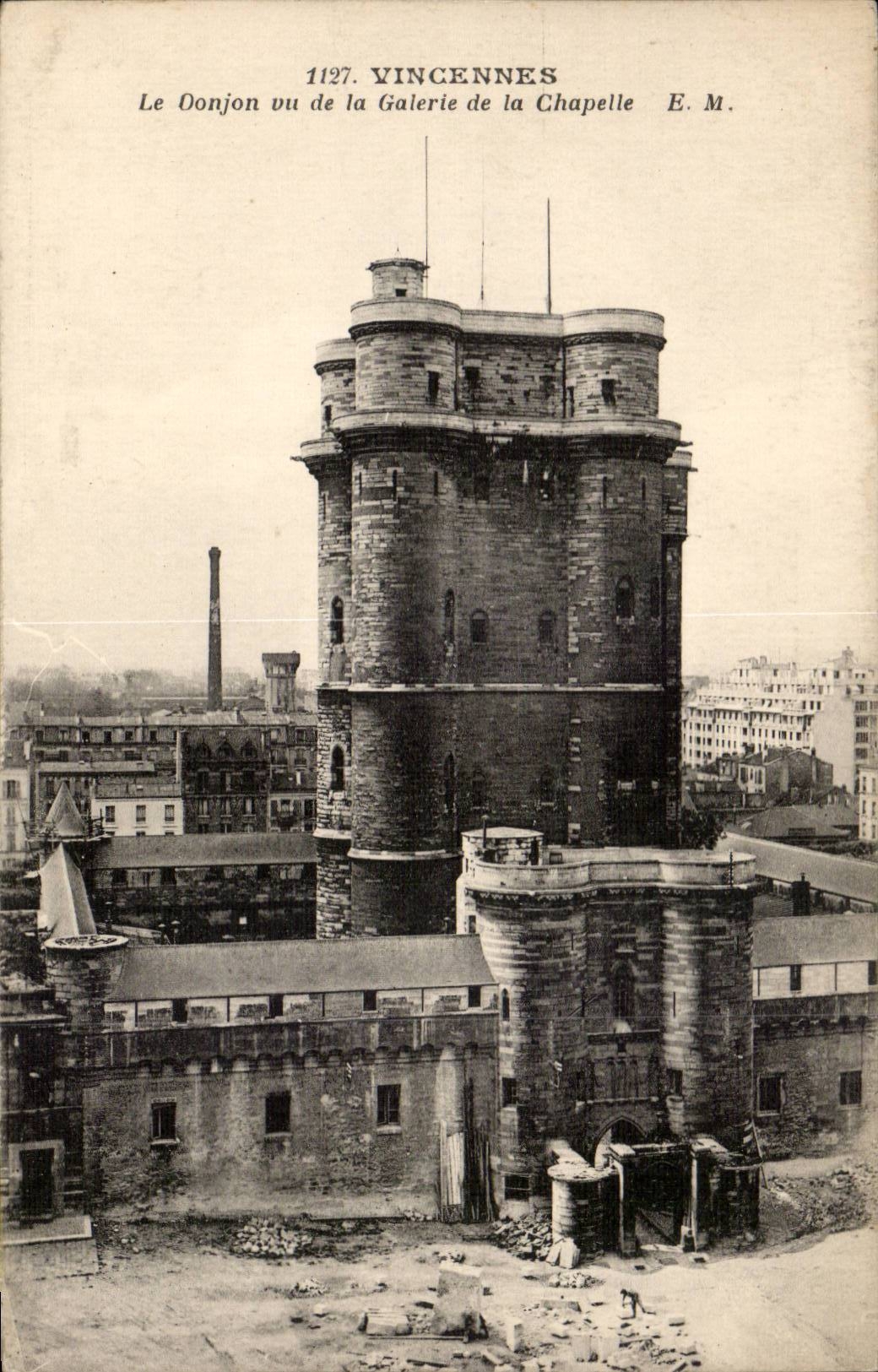 Vincennes CPA the keep seen of the gallery of the vault