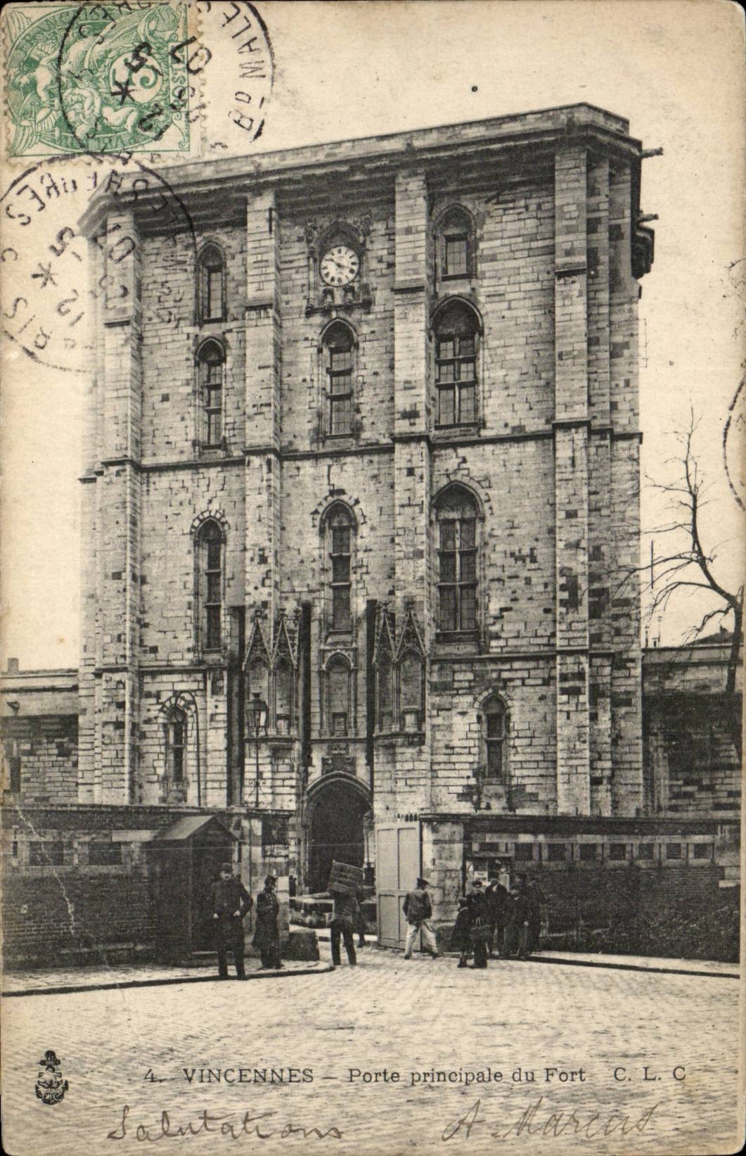 Vincennes CPA principal Gate of the fort