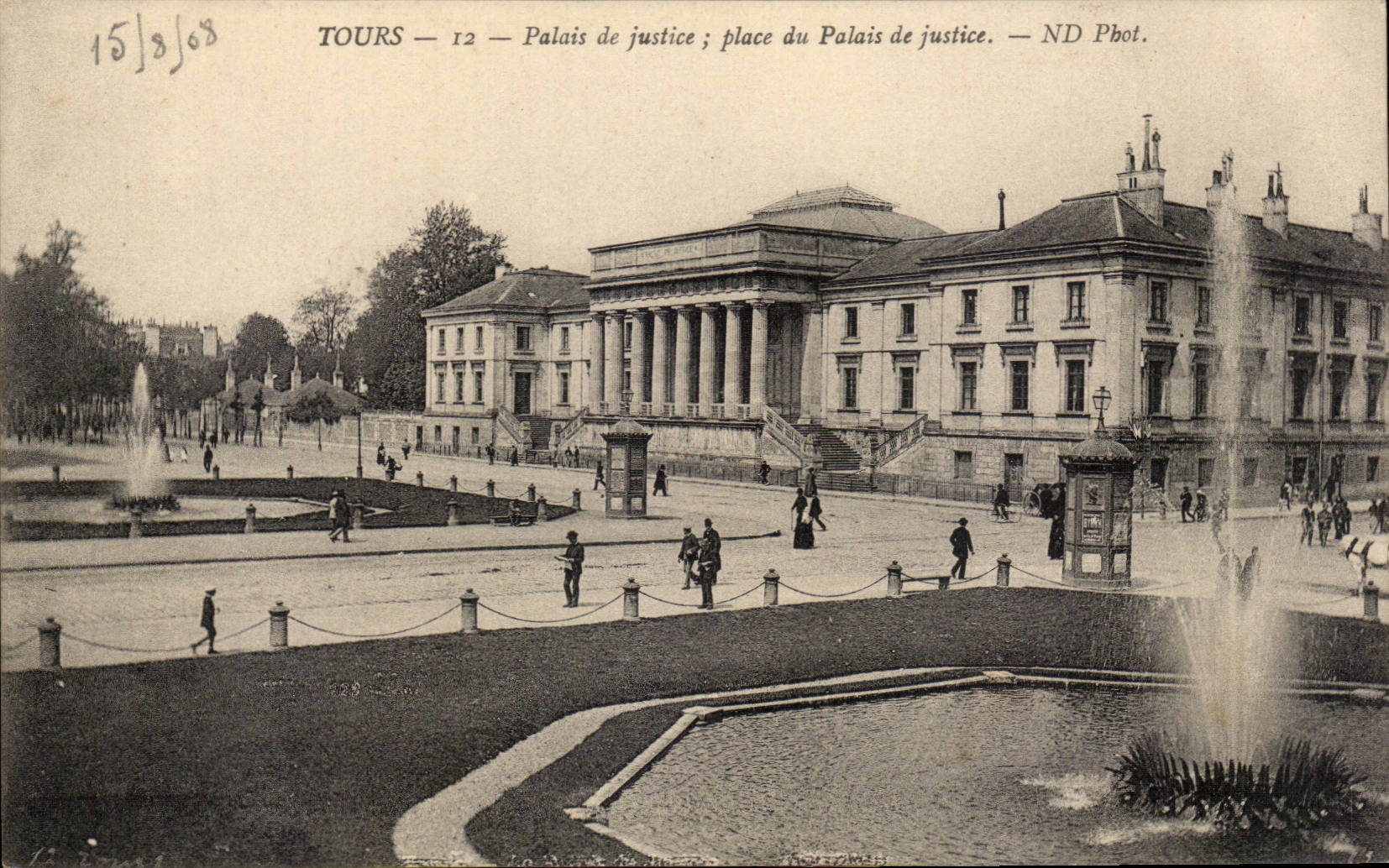 Tours CPA Palais de justice Place du palais de justice