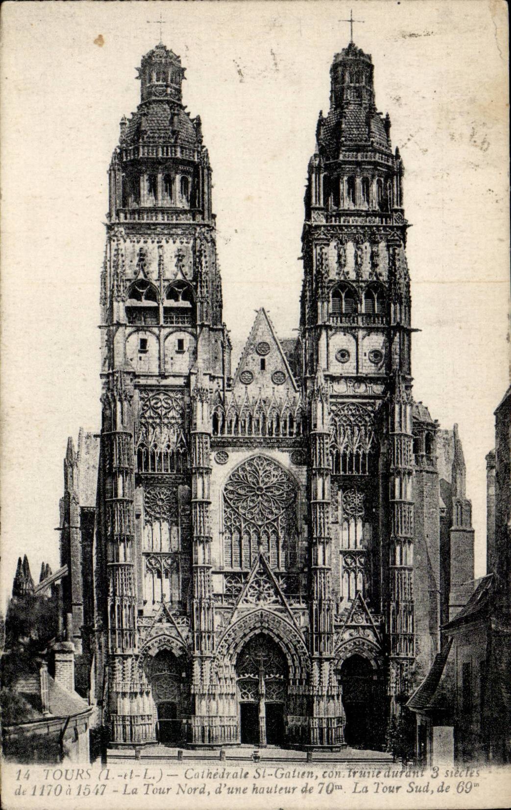 Tours CPA CAthedrale Saint Galien 