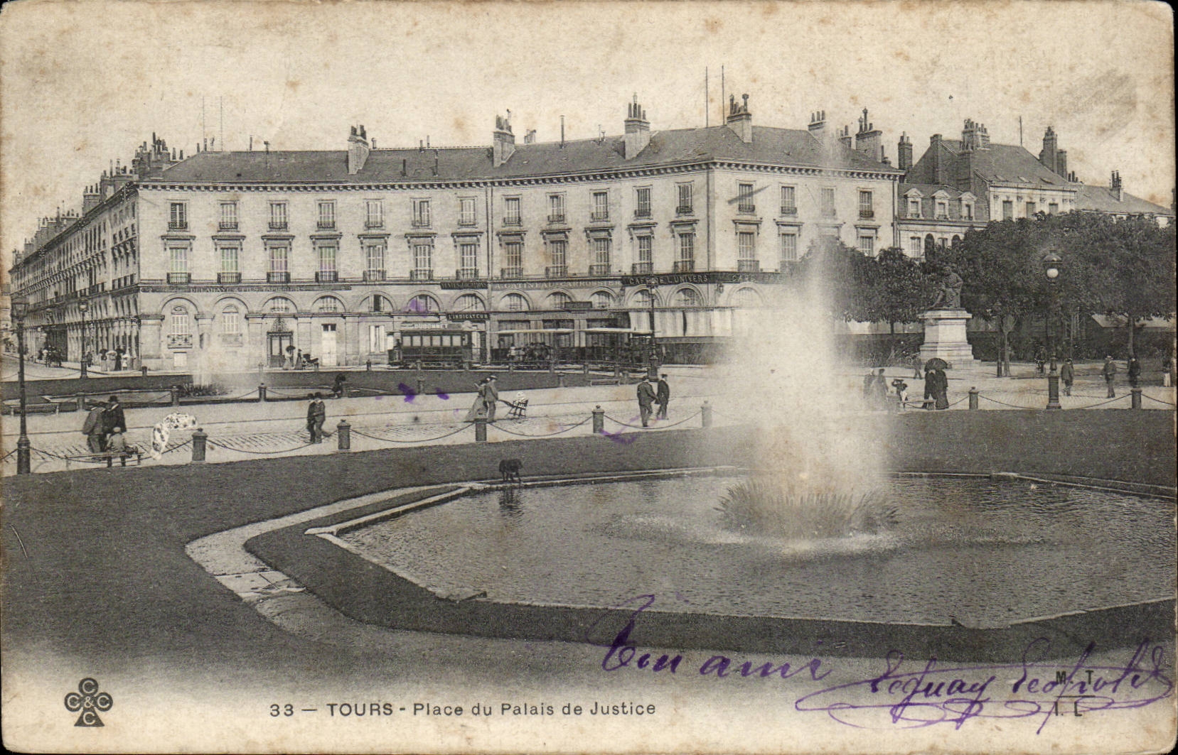 CPA Tours Place du palais de justice