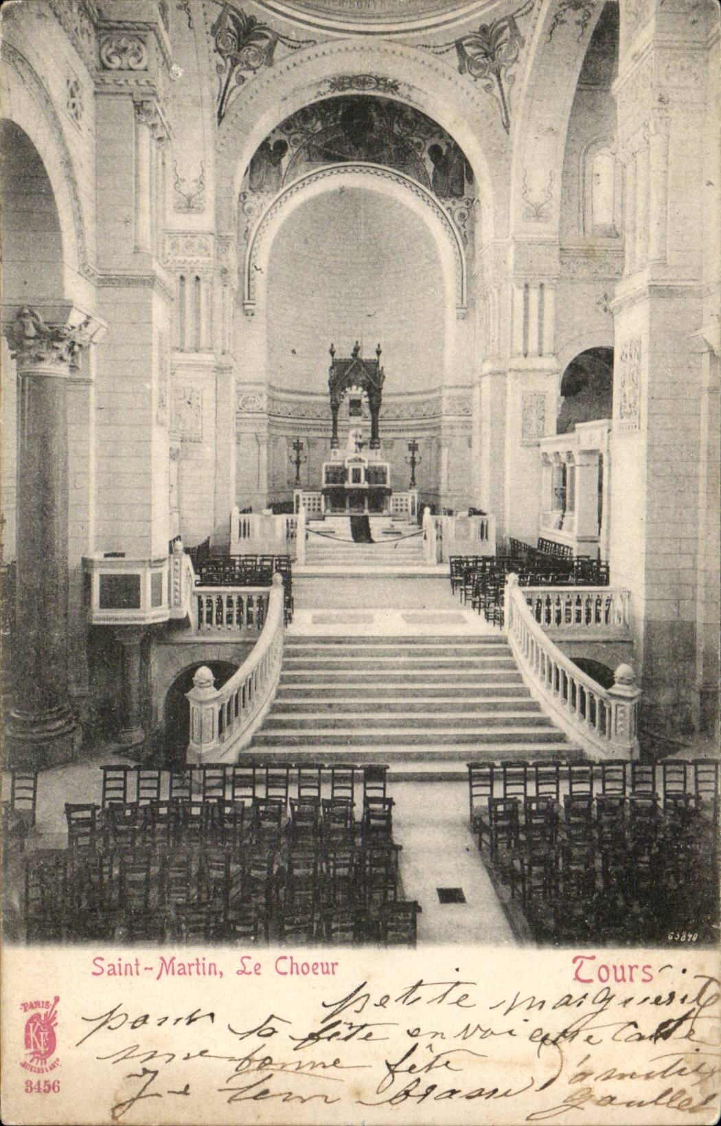 CPA Tours Saint Martin le choeur
