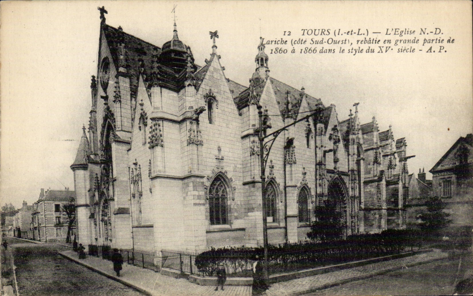 CPA Tours L'eglise ND Lariche