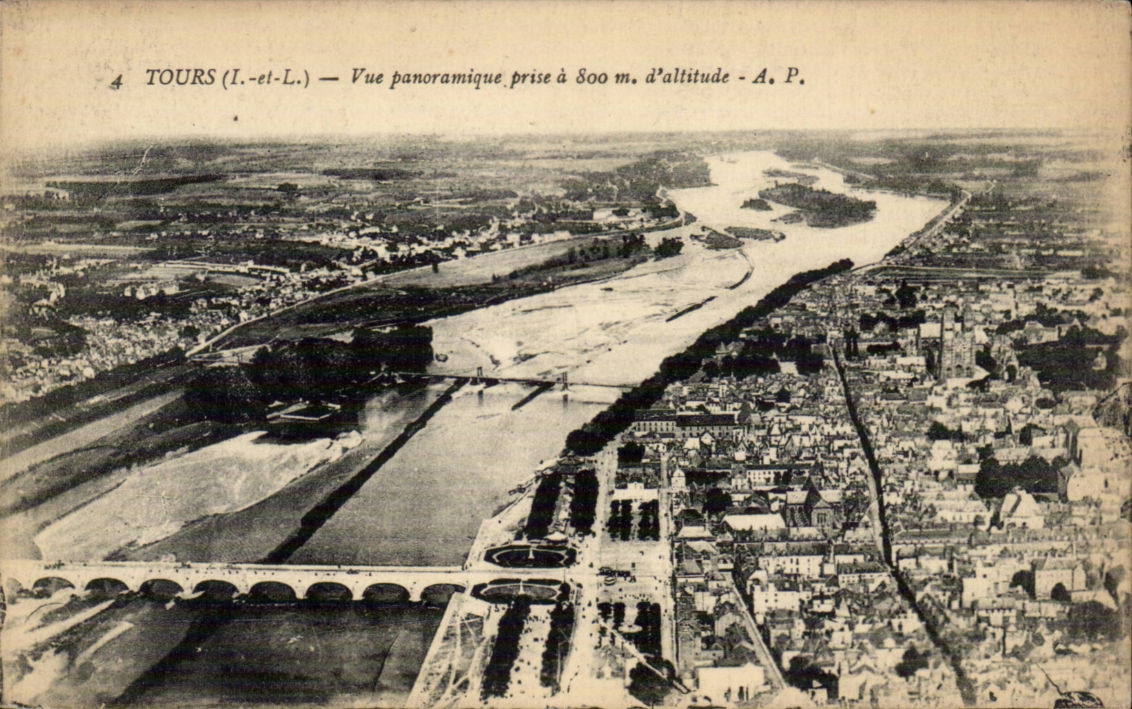 CPA Tours Vue panoramique