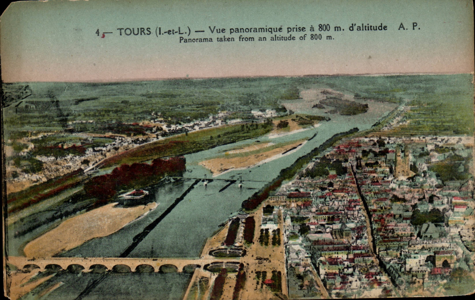 CPA Tours Vue panoramique