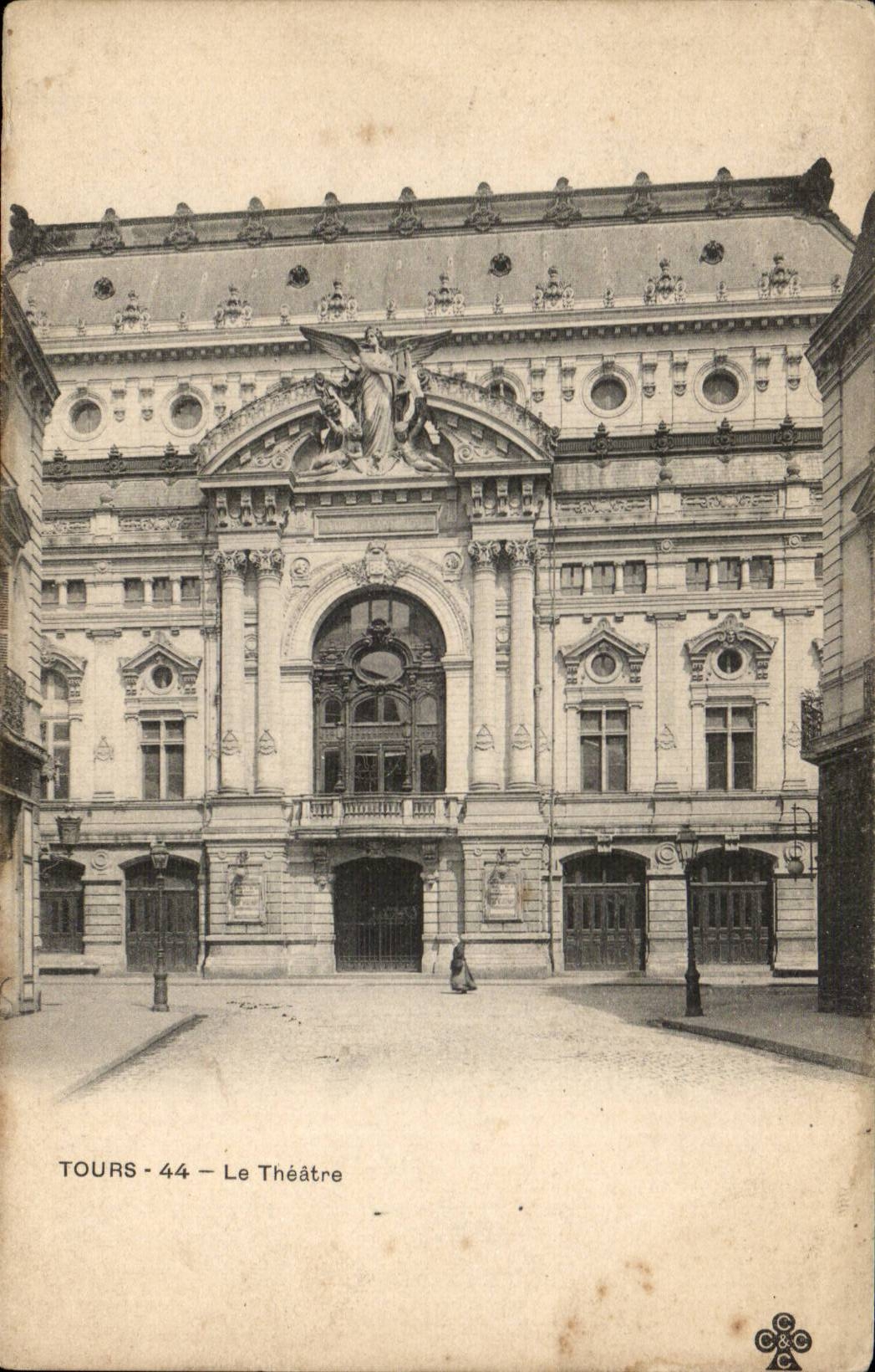 Tours - Le Theatre - CPA 