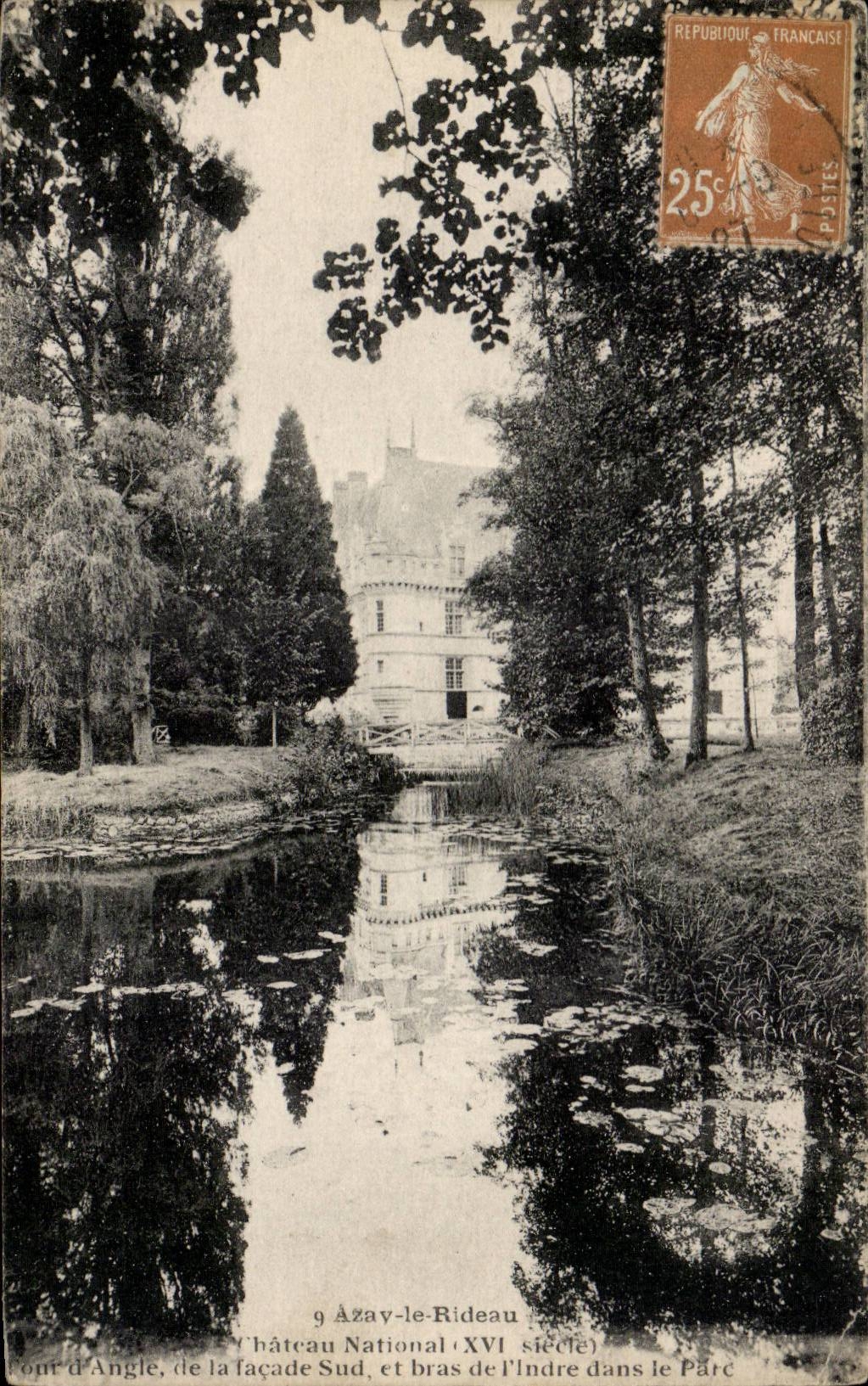 Azay le Rideau - Le Chateau Nationale - CPA 